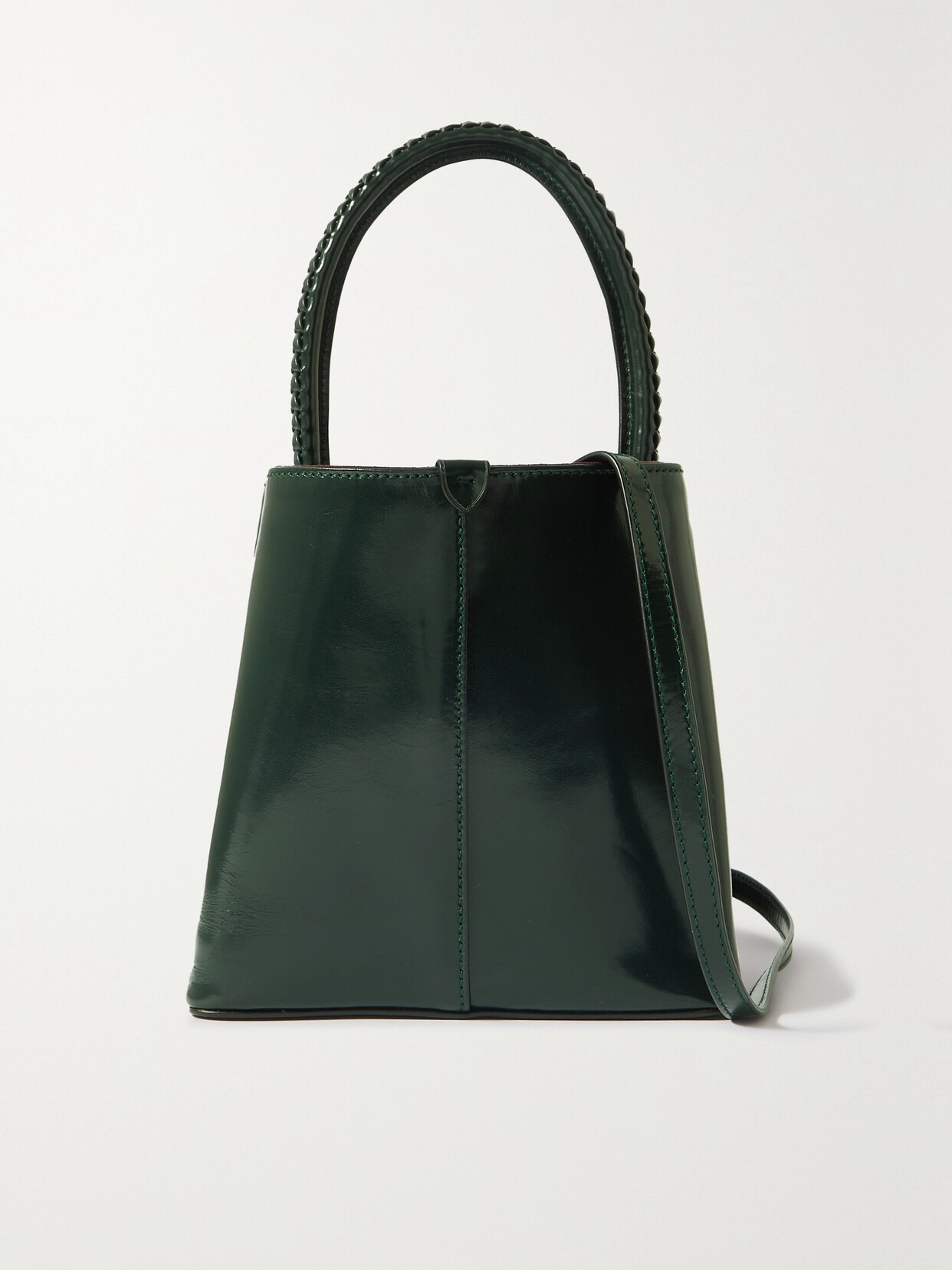 Métier - Perriand Mini Glossed-leather Shoulder Bag - Green