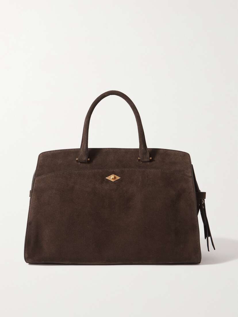 Métier Private Eye Medium Suede Tote