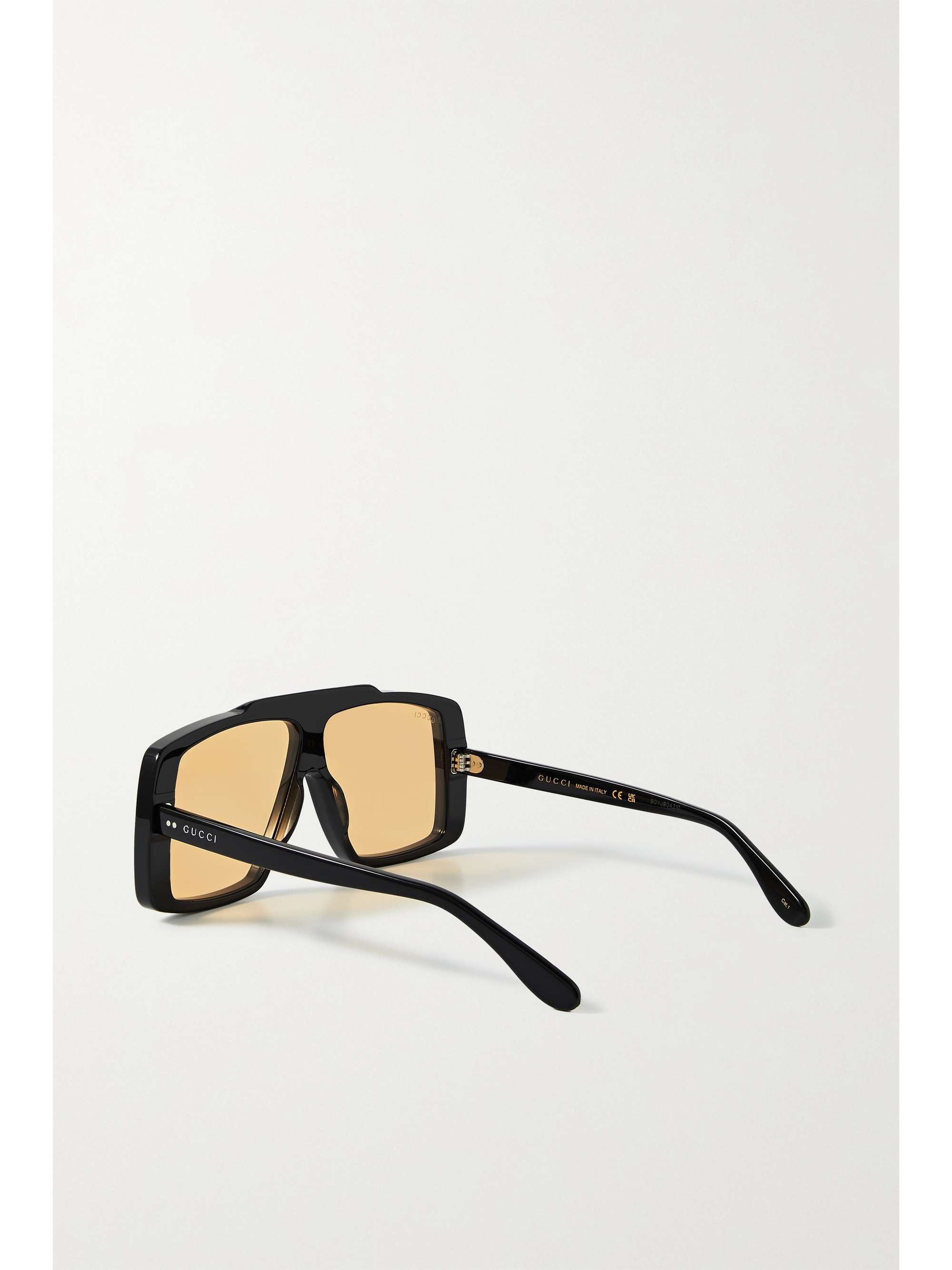 GUCCI EYEWEAR Oversized aviator-style acetate sunglasses | NET-A-PORTER