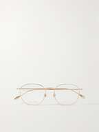 gold frame glasses gucci