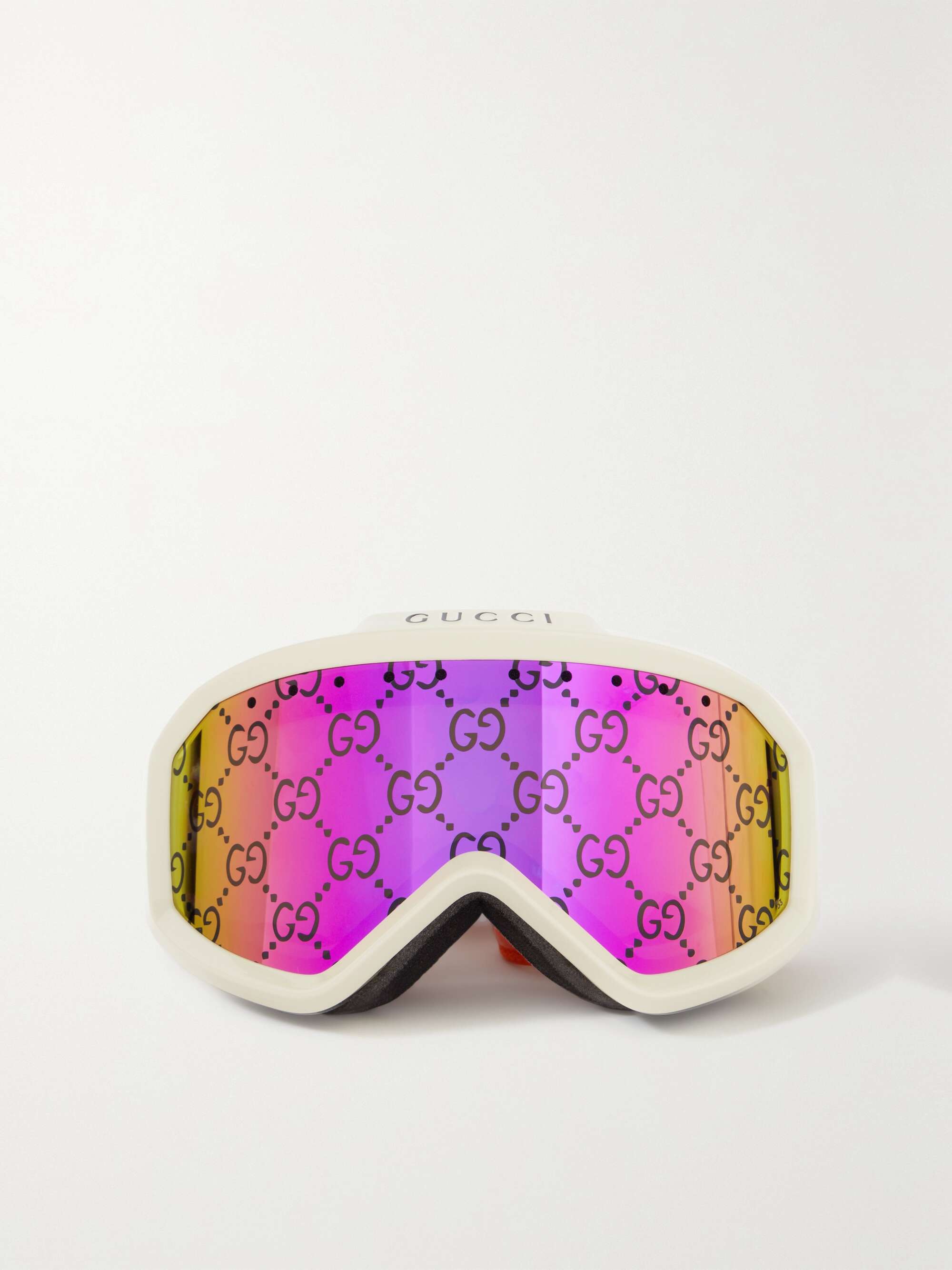 GUCCI EYEWEAR Mirrored ski goggles