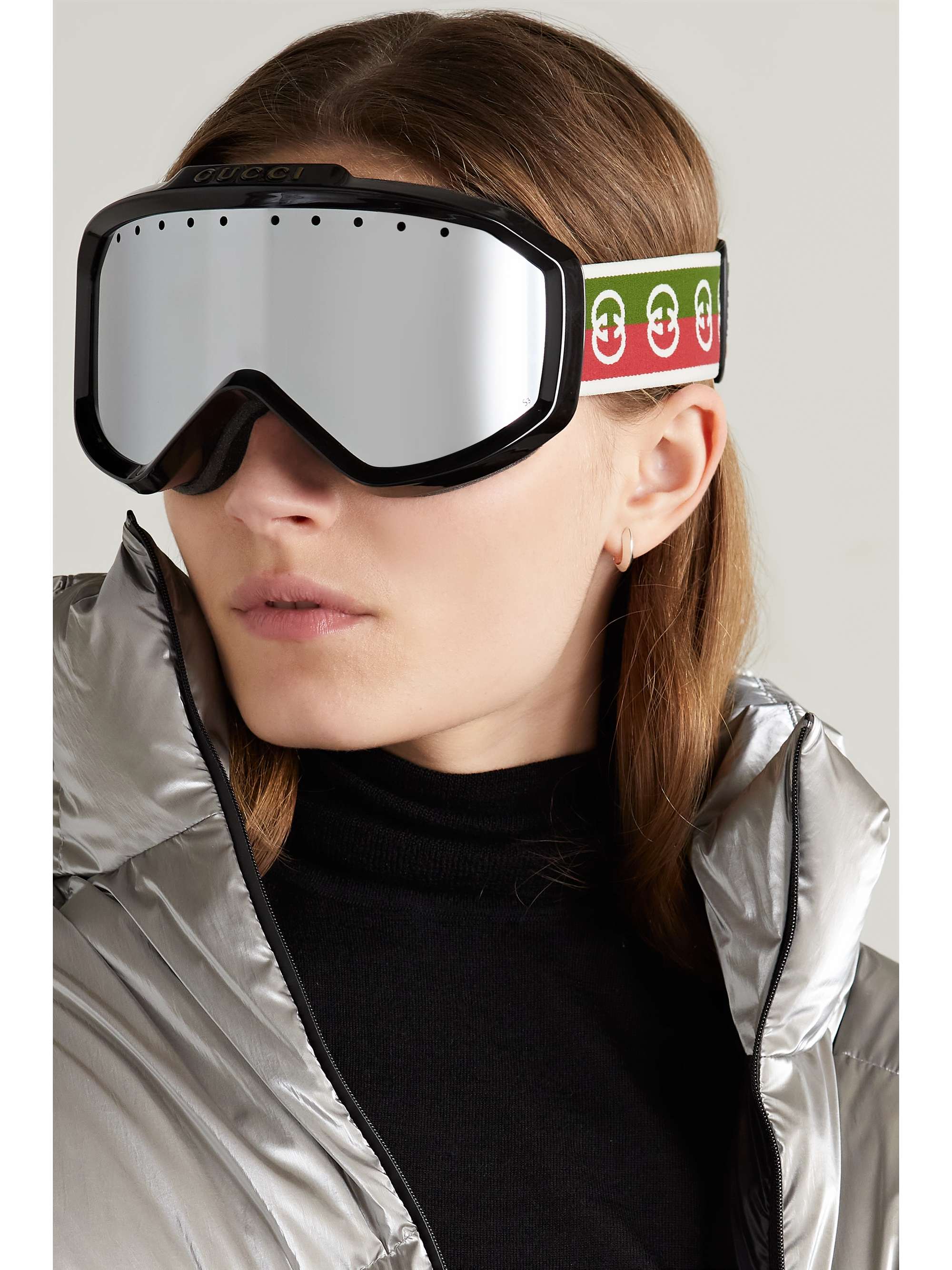 GUCCI EYEWEAR Mirrored ski goggles