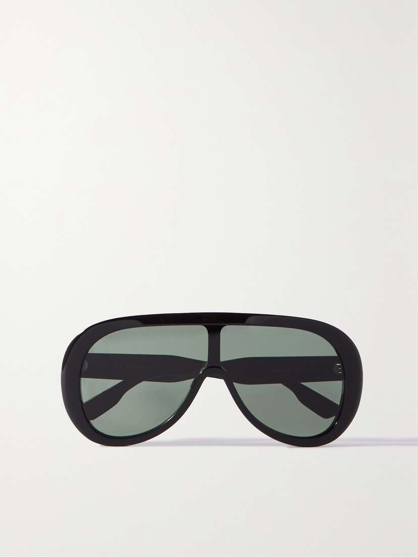 Gucci Eyewear Oversized D-frame Acetate Sunglasses