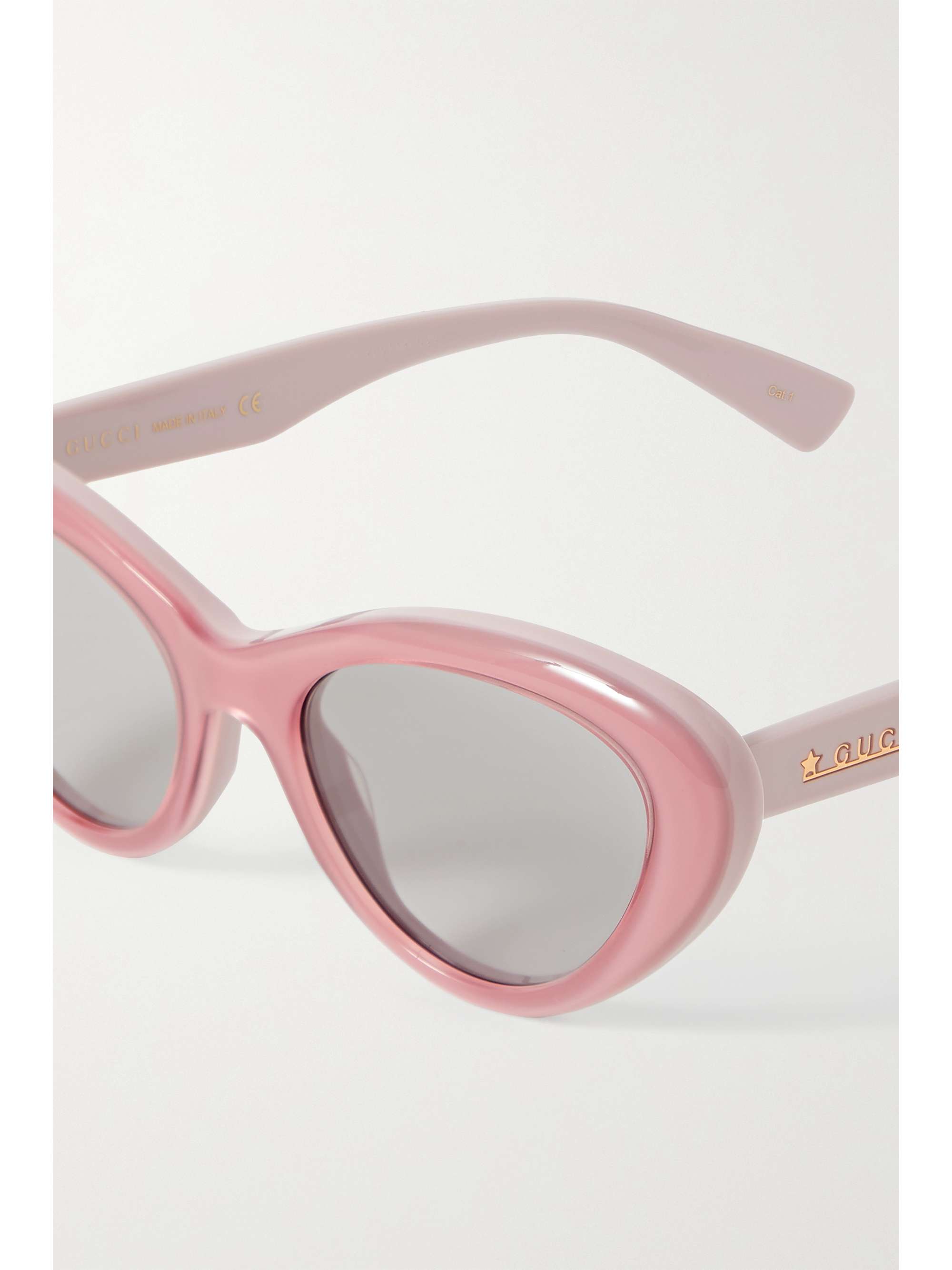 gucci cat eye acetate sunglasses