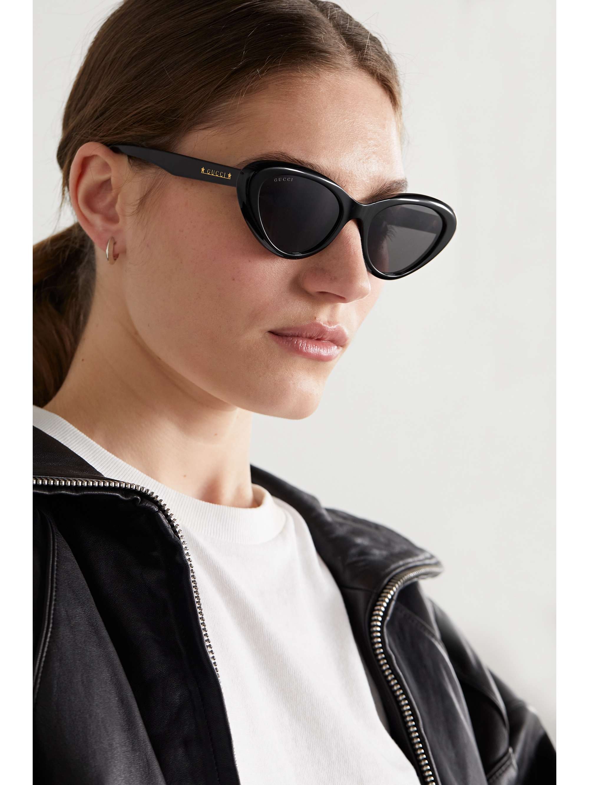 GUCCI GG Symbols cat-eye acetate sunglasses | NET-A-PORTER