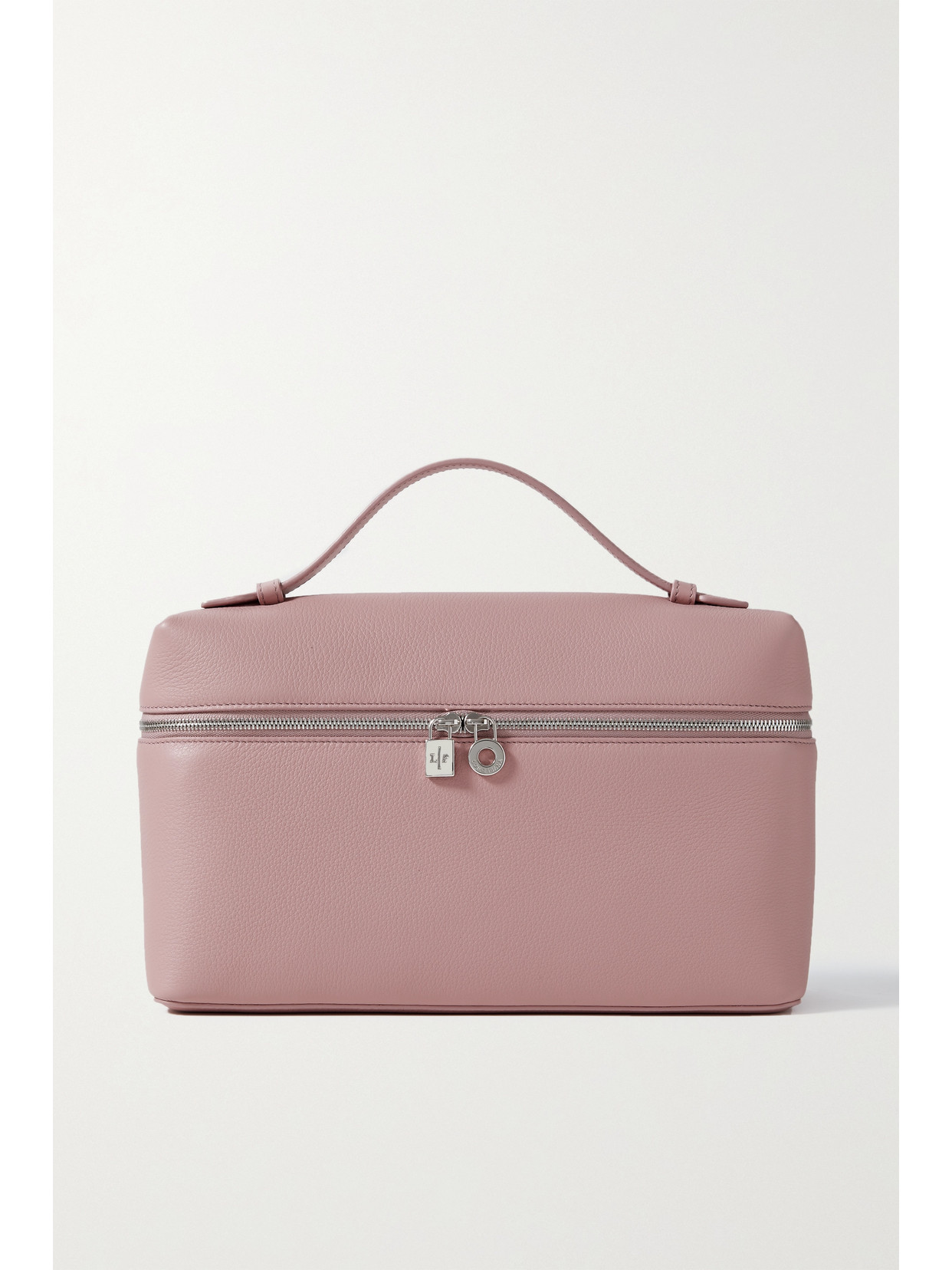 Loro Piana - L27 Mini Textured-leather Tote - Pink