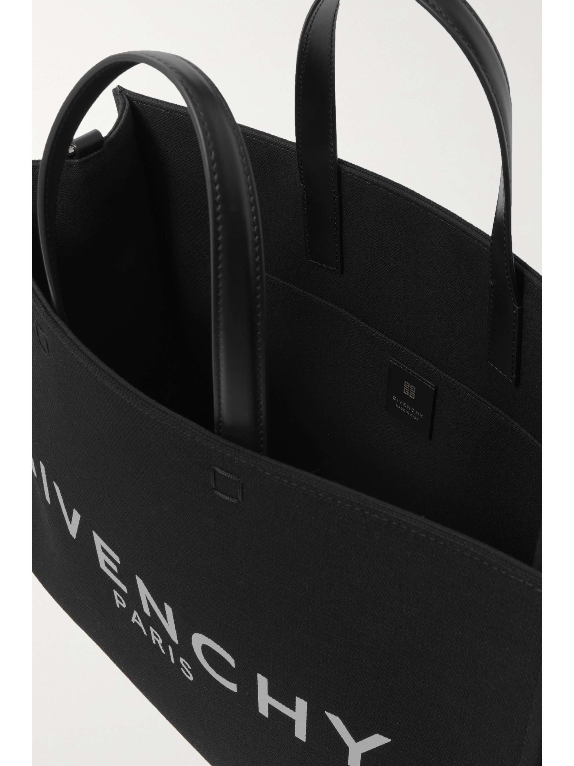 GIVENCHY Sac à main en toile imprimée à finitions en cuir G-Tote Medium