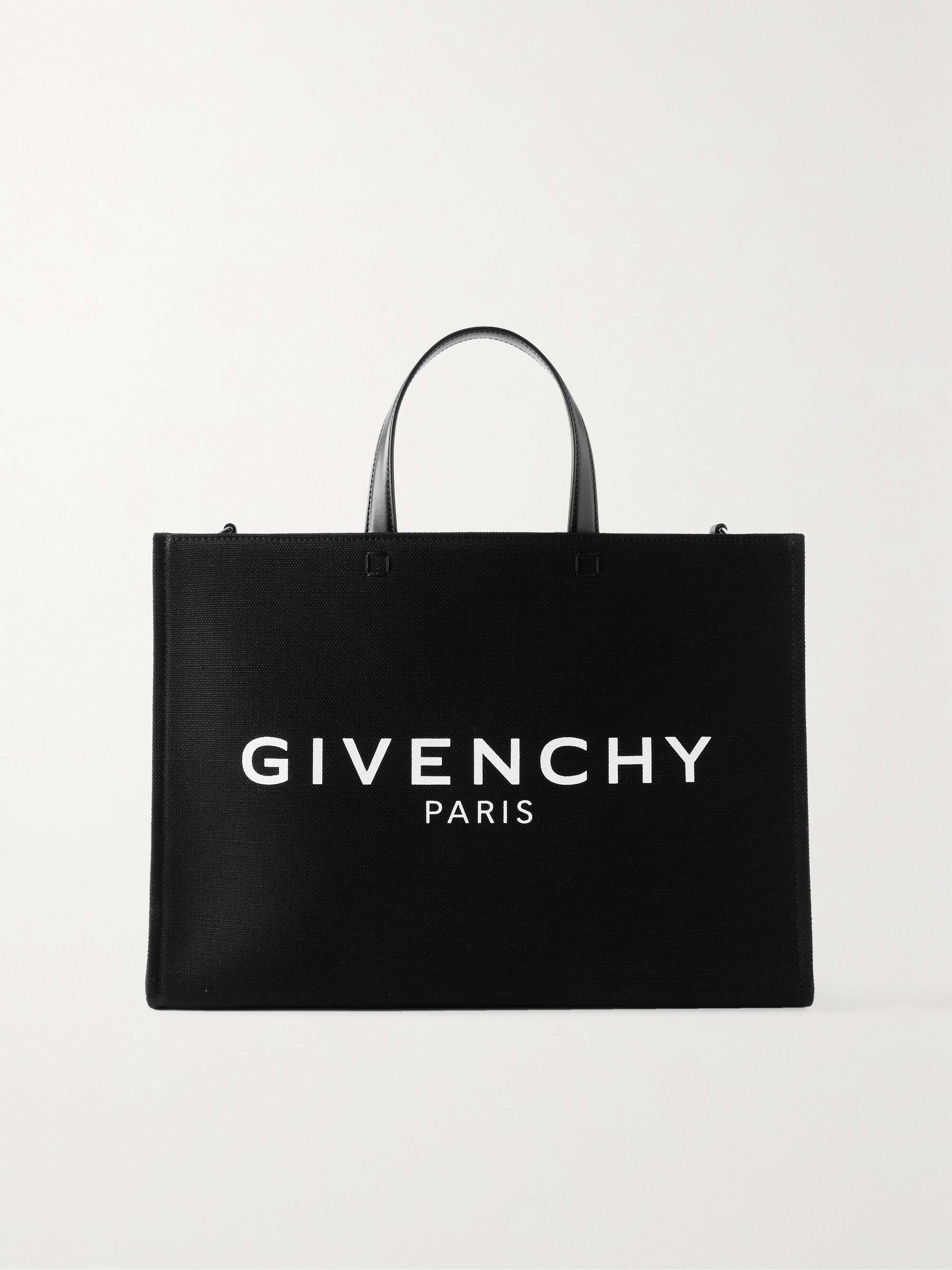 GIVENCHY G-Tote medium leather-trimmed printed canvas tote | NET-A-PORTER