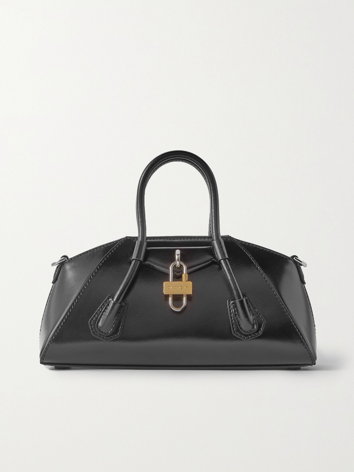 Givenchy - Antigona Stretch Leather Shoulder Bag - Black