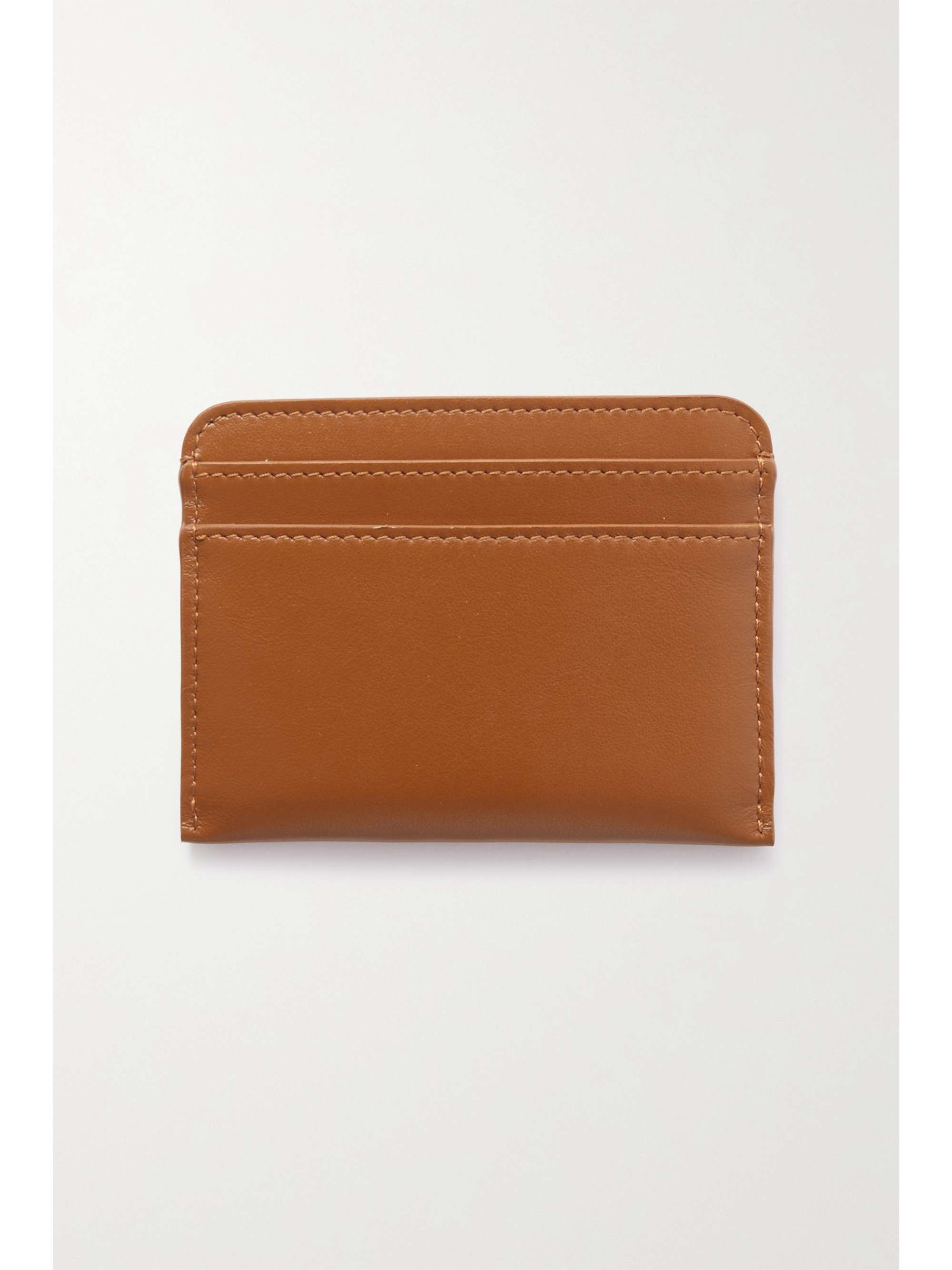 CHLOÉ + NET SUSTAIN Chloé Sense embroidered leather cardholder