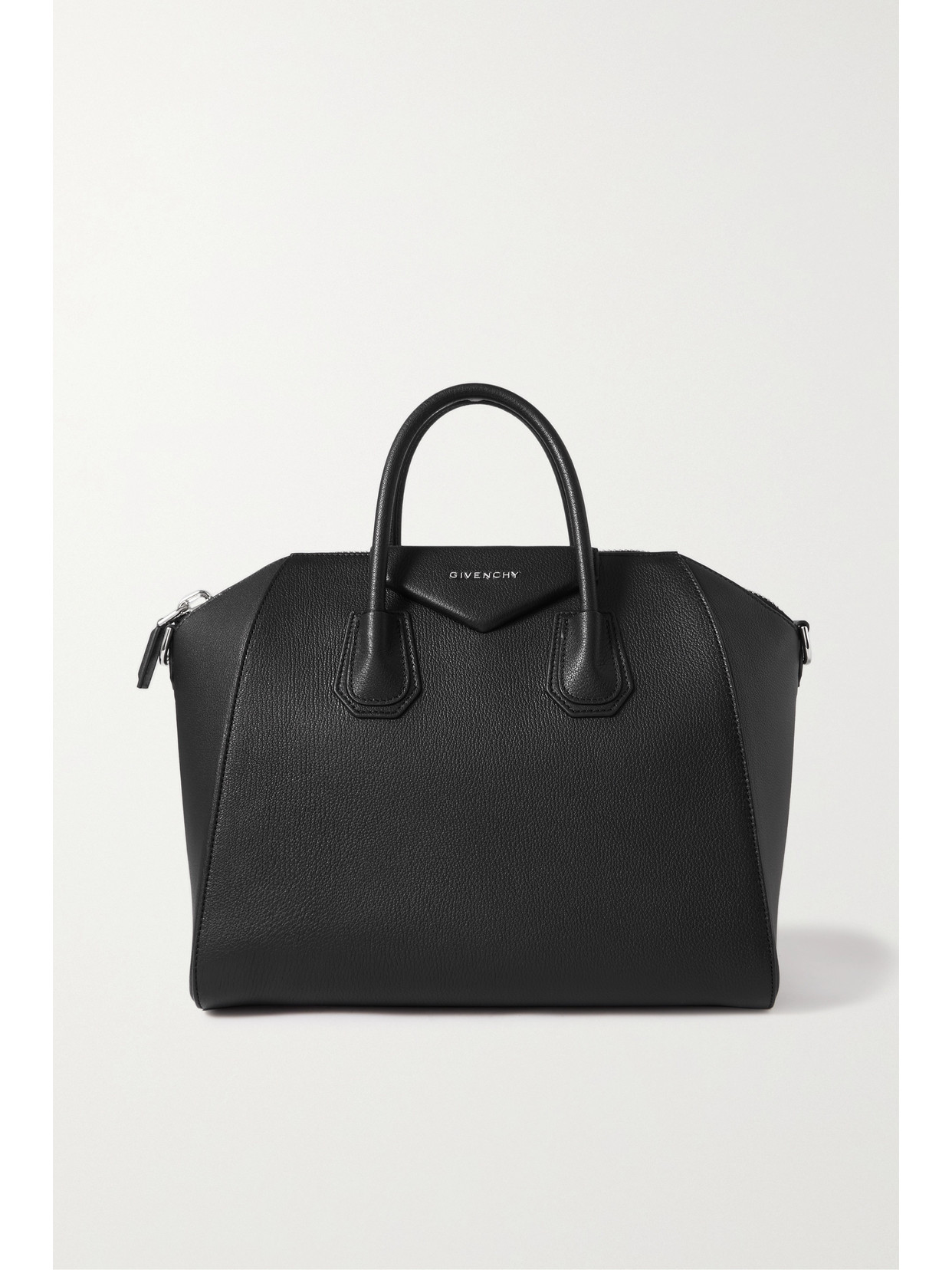 Givenchy - Antigona Medium Textured-leather Tote - Black