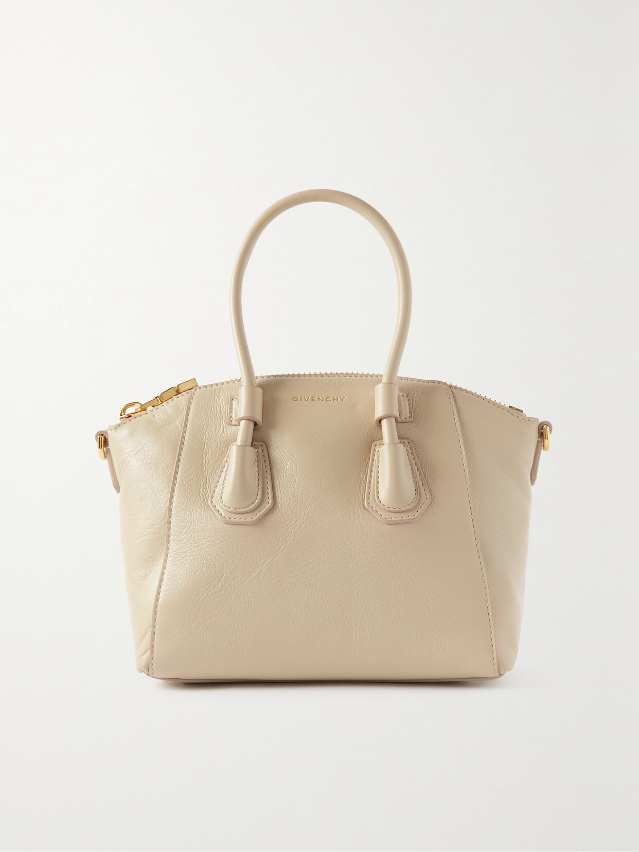 Givenchy - Antigona Sport Mini Textured-leather Tote - Neutrals