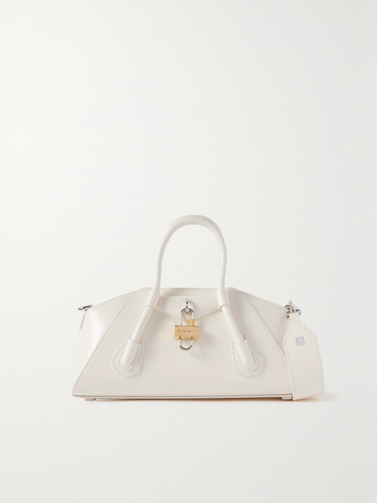 Givenchy - Antigona Stretch Leather Shoulder Bag - Ivory