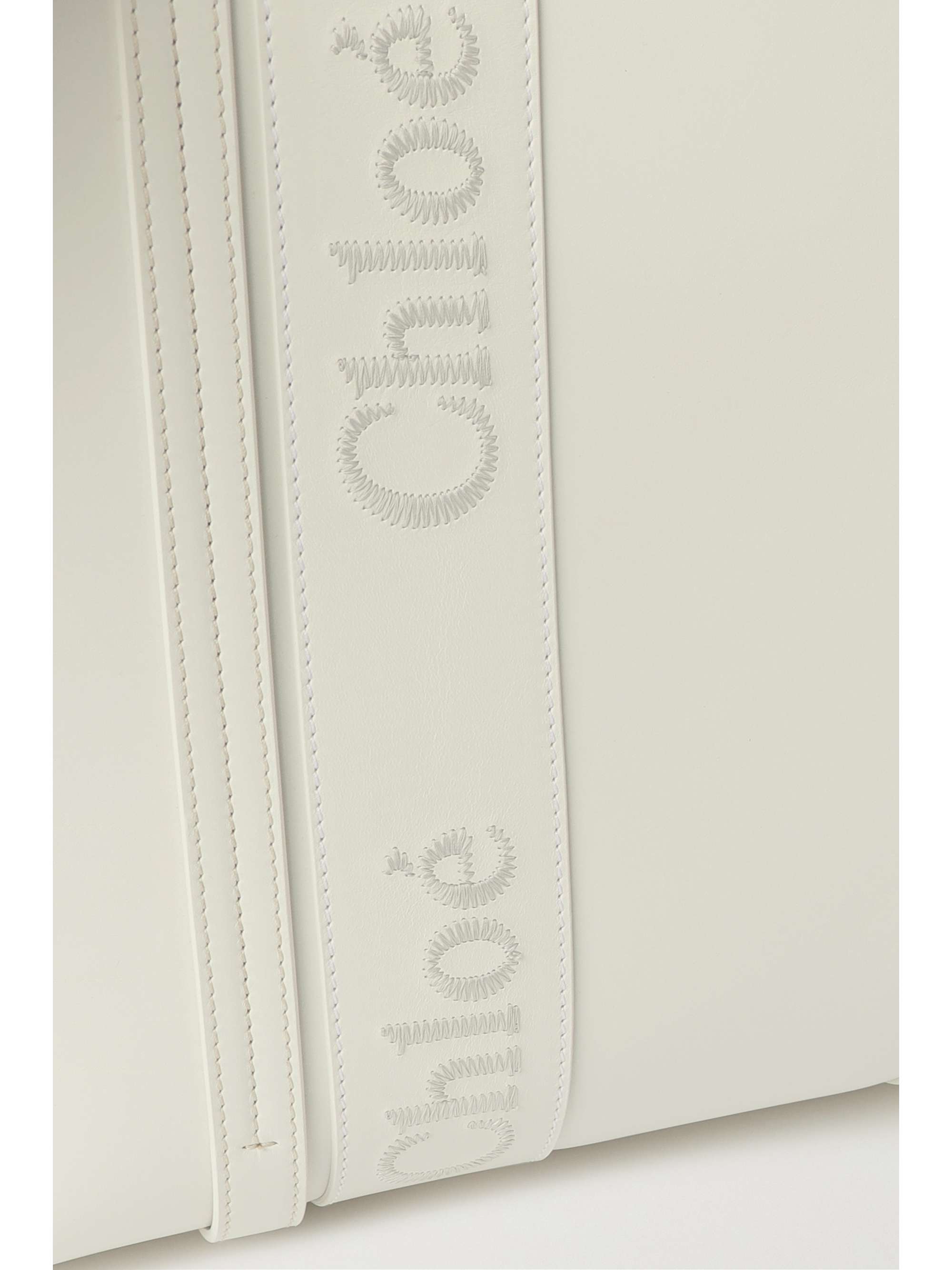 CHLOÉ + NET SUSTAIN Woody medium embroidered leather tote
