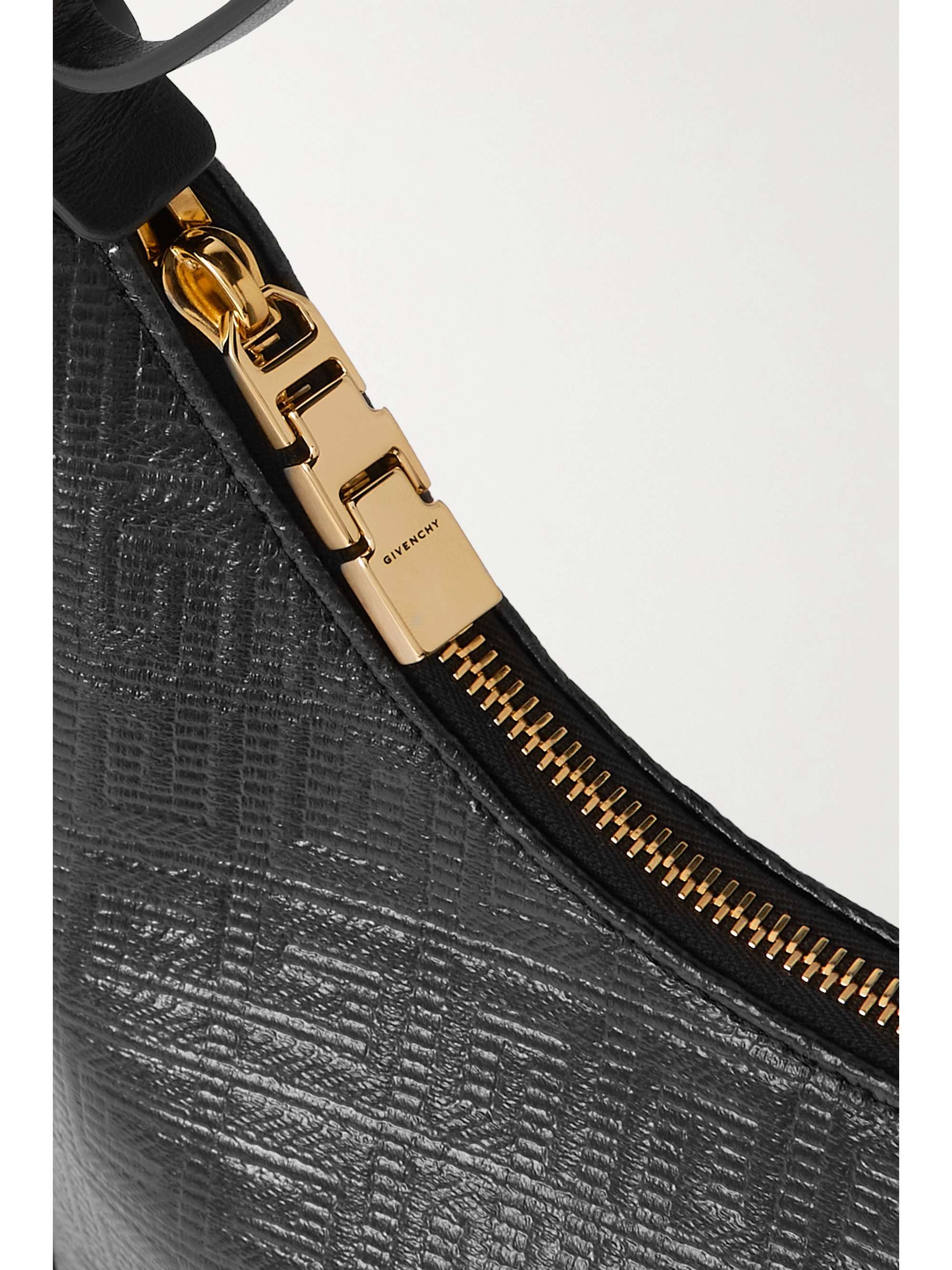 GIVENCHY Sac porté épaule en toile enduite imprimée à finitions en cuir Moon Cut Out Small