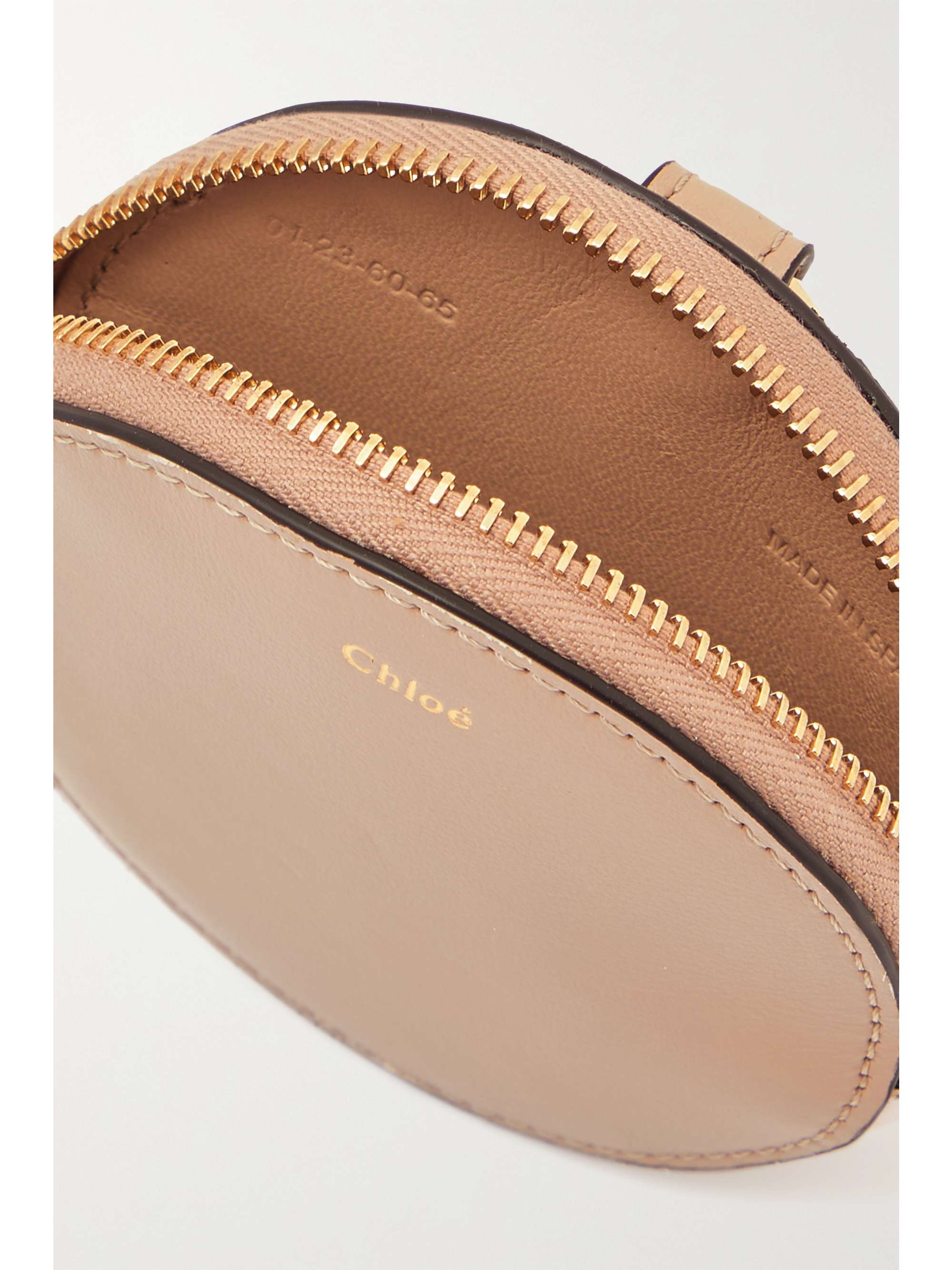CHLOÉ Alphabet small leather coin purse