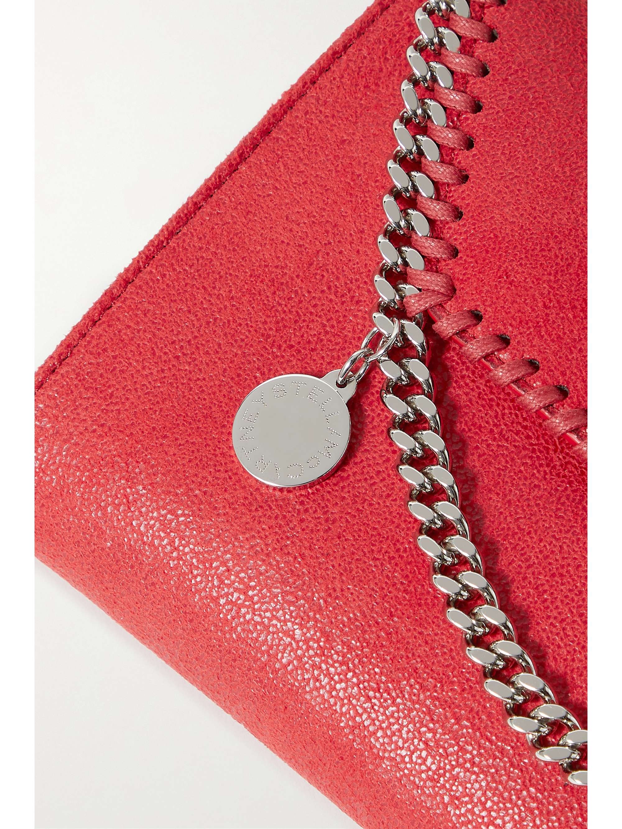 STELLA MCCARTNEY Falabella mini vegetarian brushedleather shoulder bag NETAPORTER