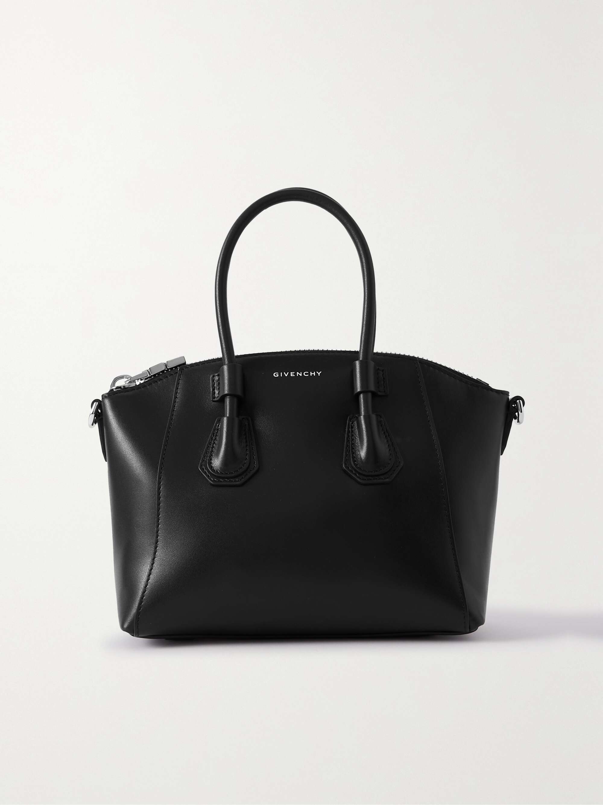 Antigona Mini Leather Tote in Black - Givenchy