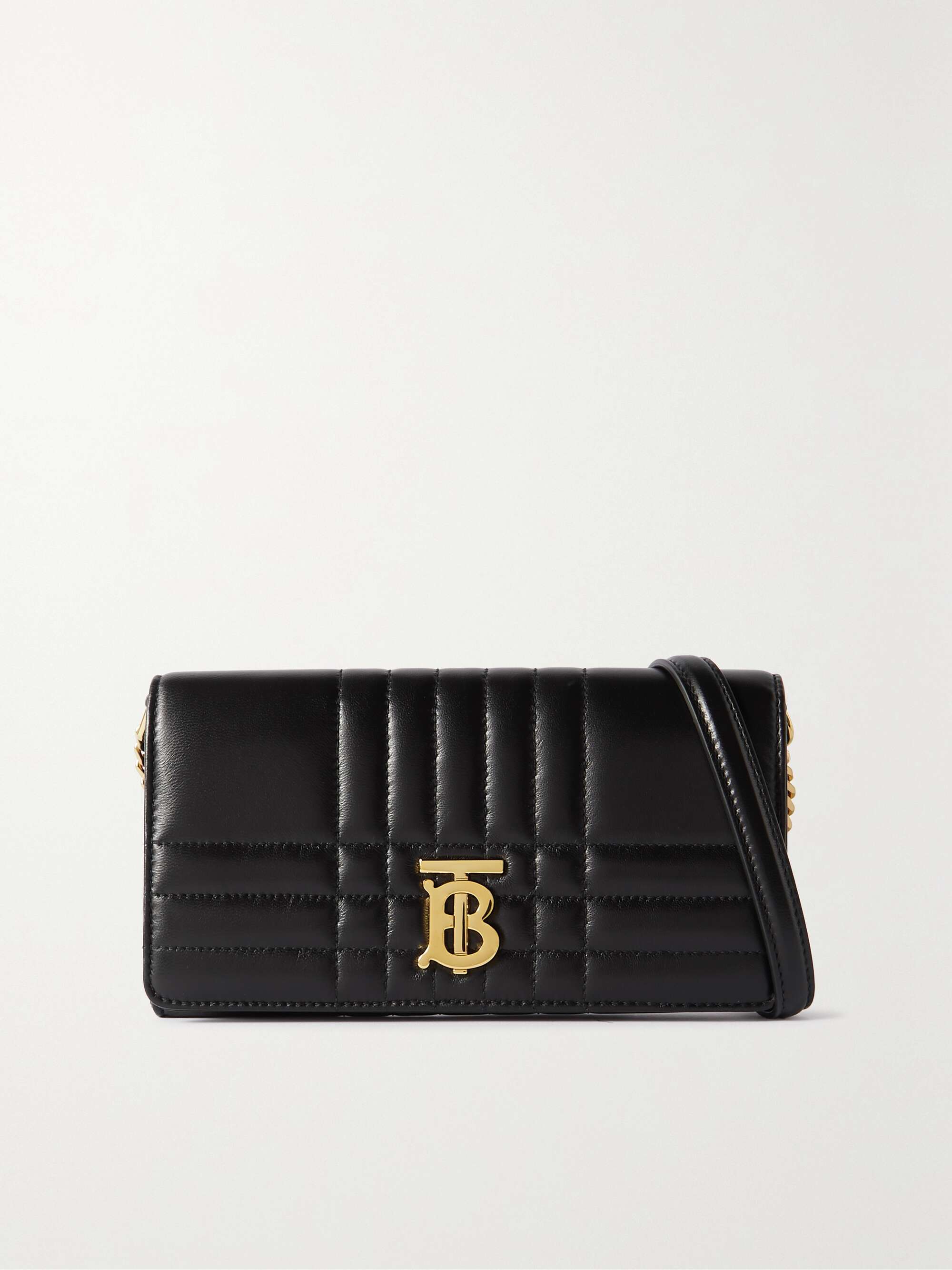 BURBERRY Mini quilted leather shoulder bag NETAPORTER