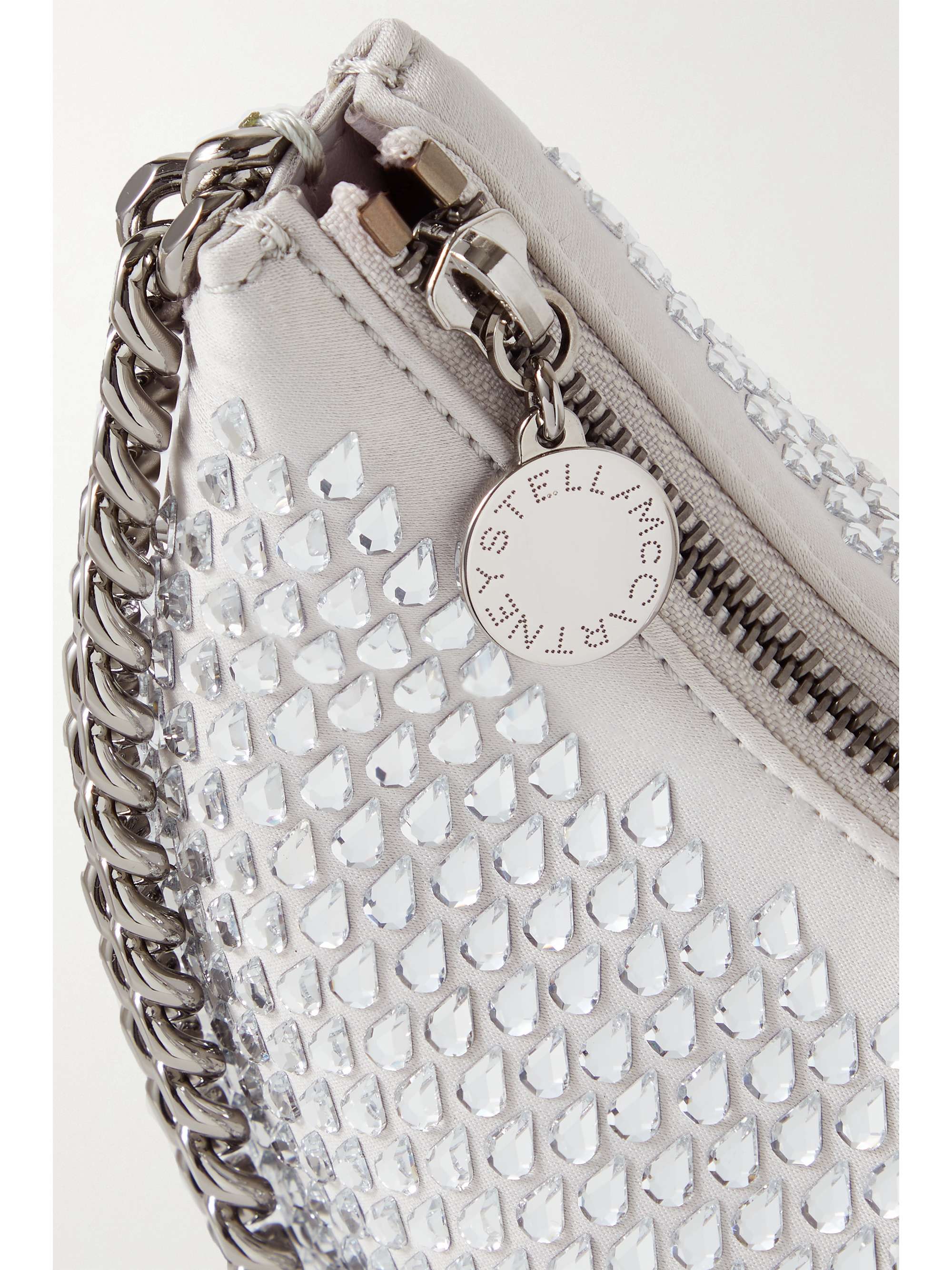 falabella zipped mini shoulder bag