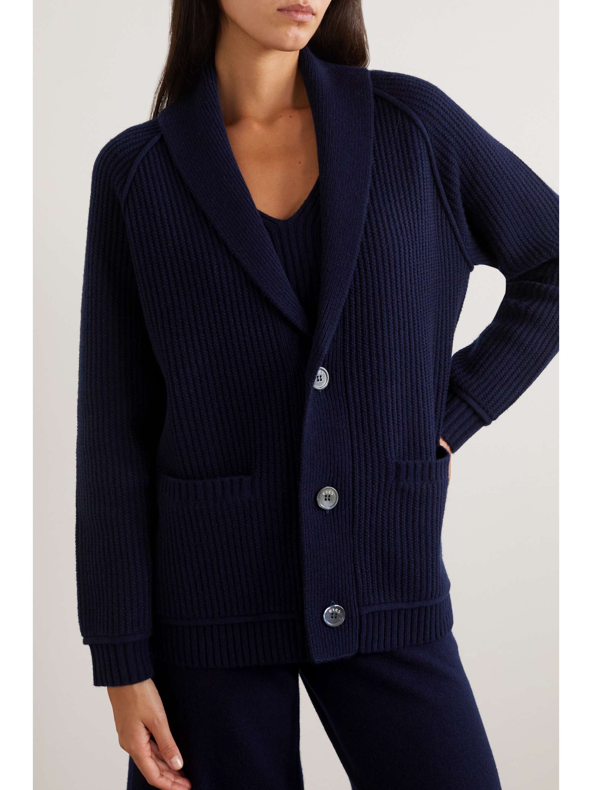 ERES Maxime ribbed wool and cashmere-blend cardigan