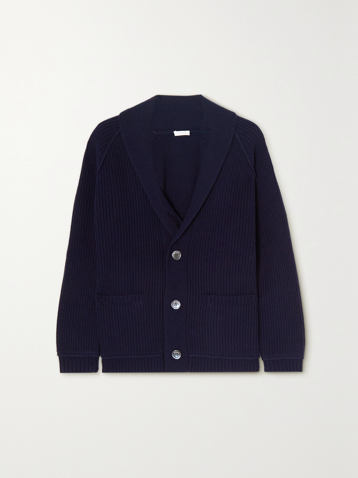 Eres - Maxime Ribbed Wool And Cashmere-blend Cardigan - Blue