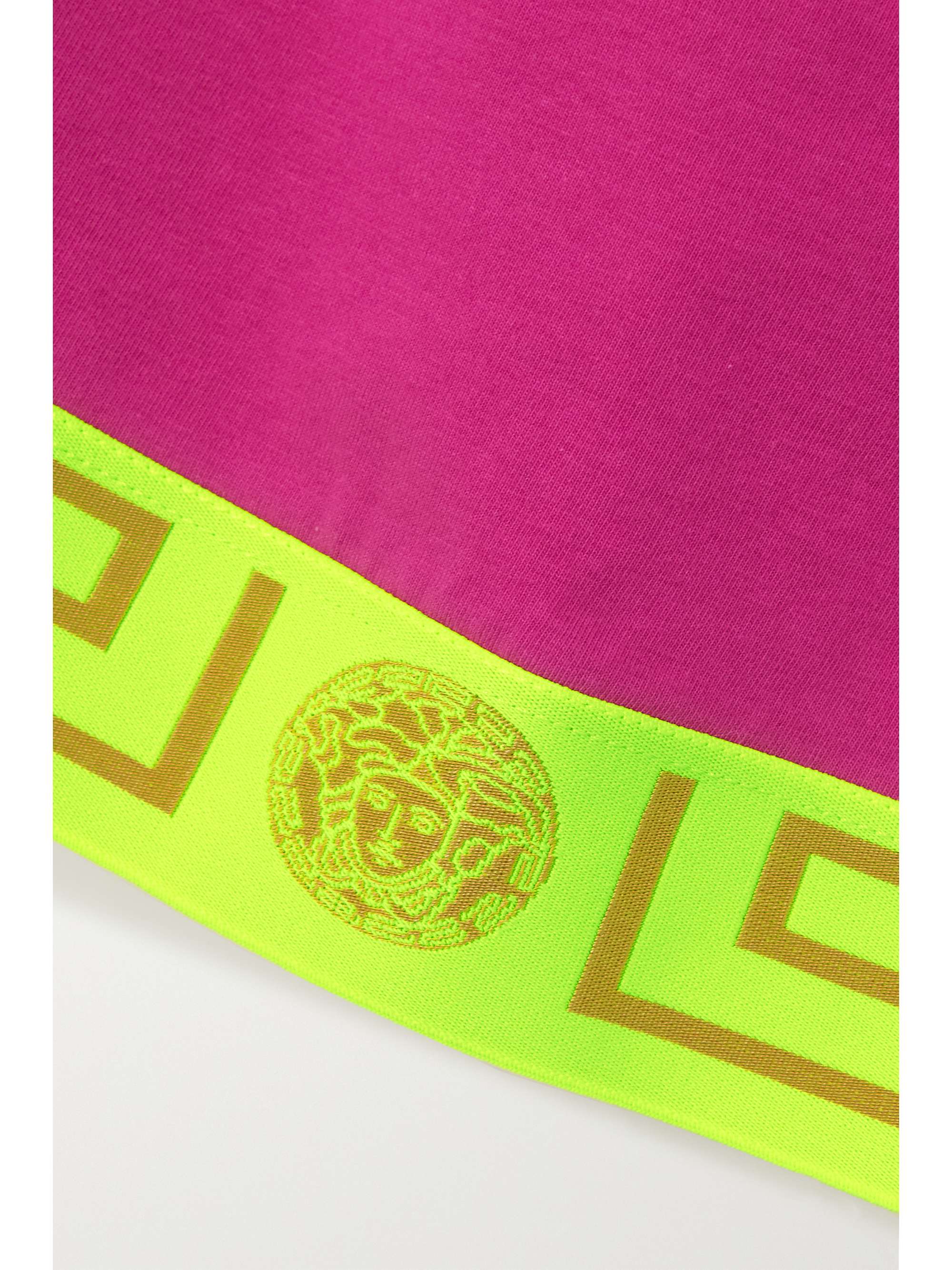 VERSACE Stretch-cotton jersey soft-cup bra