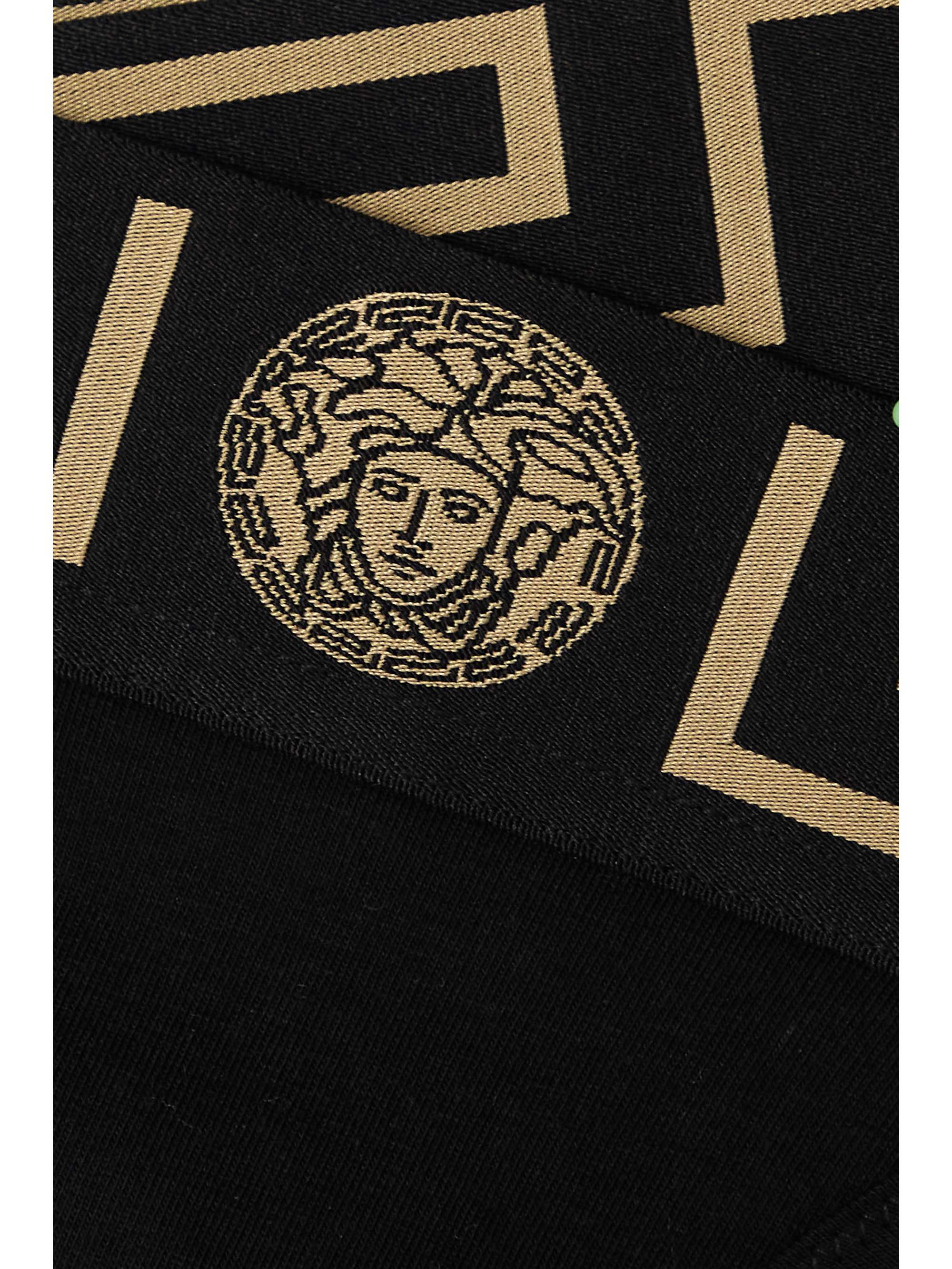 VERSACE Stretch-cotton jersey thong