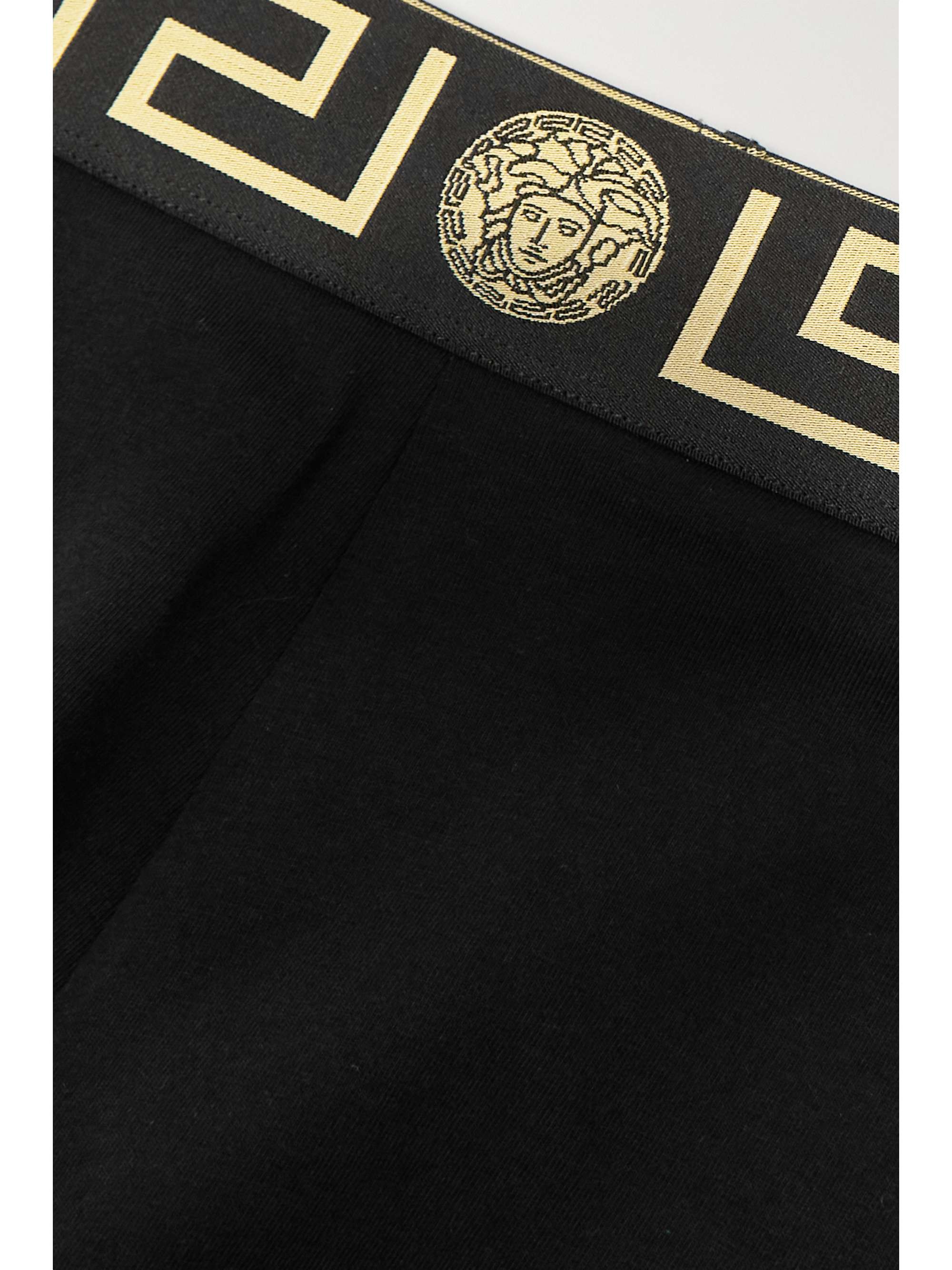 VERSACE Stretch-cotton jersey boy shorts