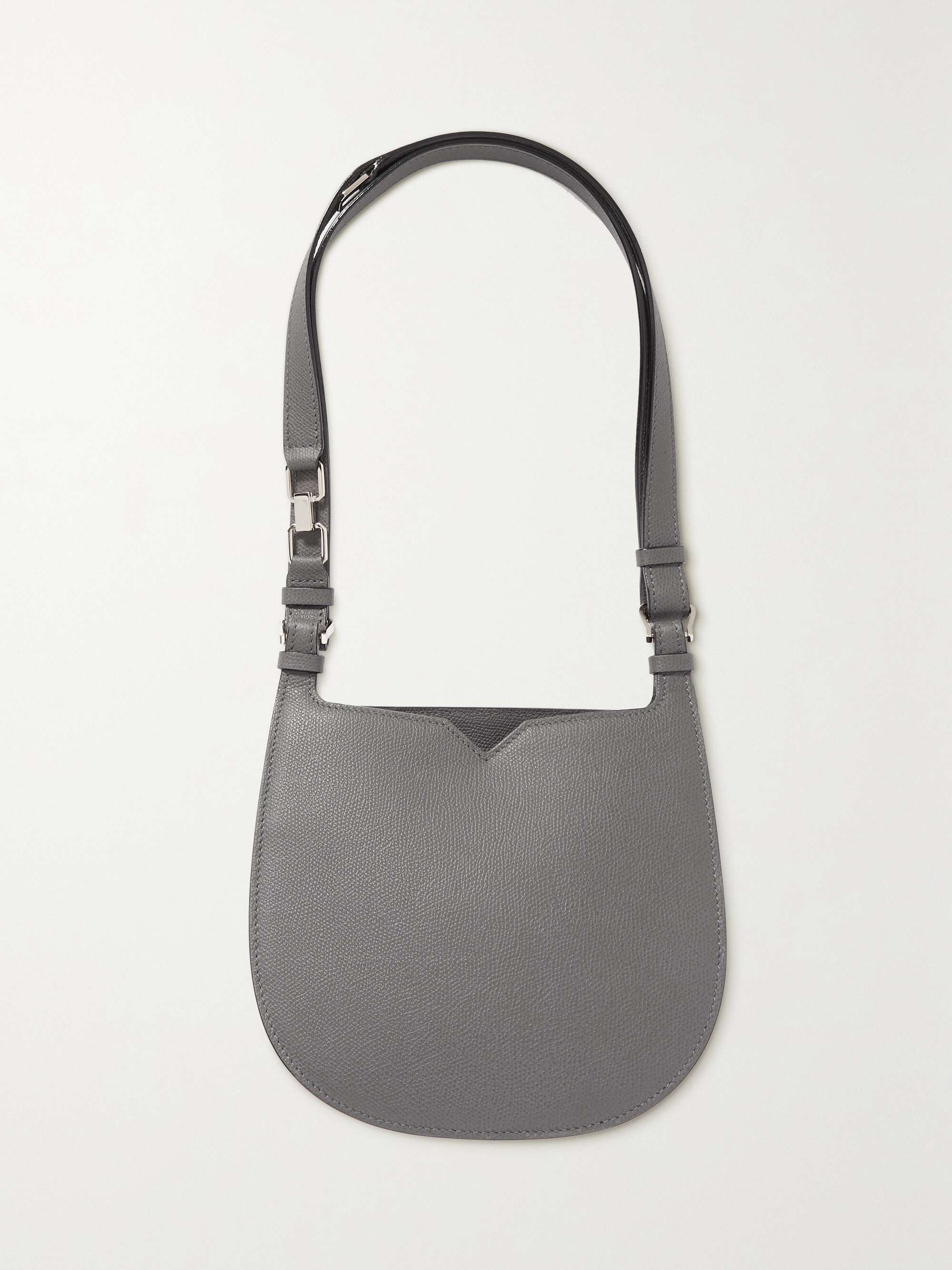 VALEXTRA Small textured-leather shoulder bag | NET-A-PORTER