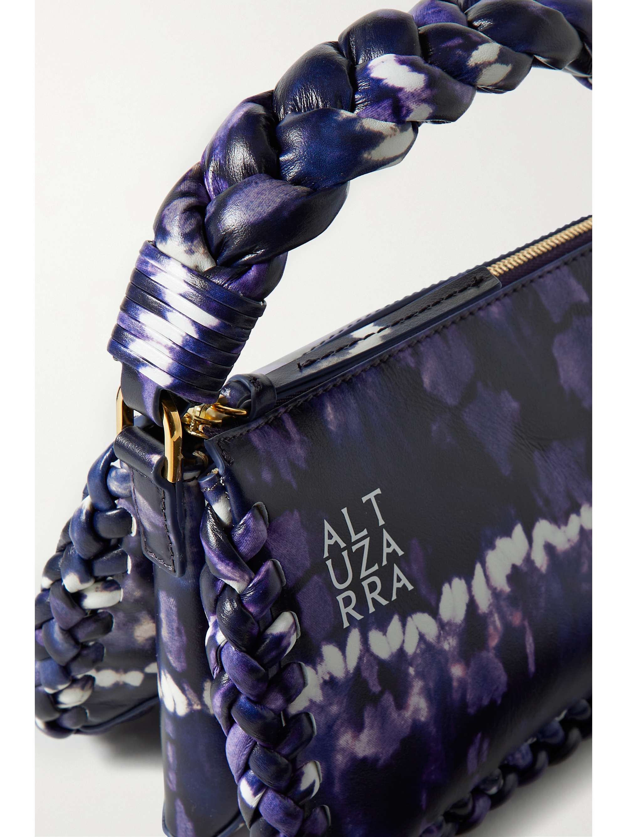 ALTUZARRA Braided small tiedyed leather shoulder bag NETAPORTER