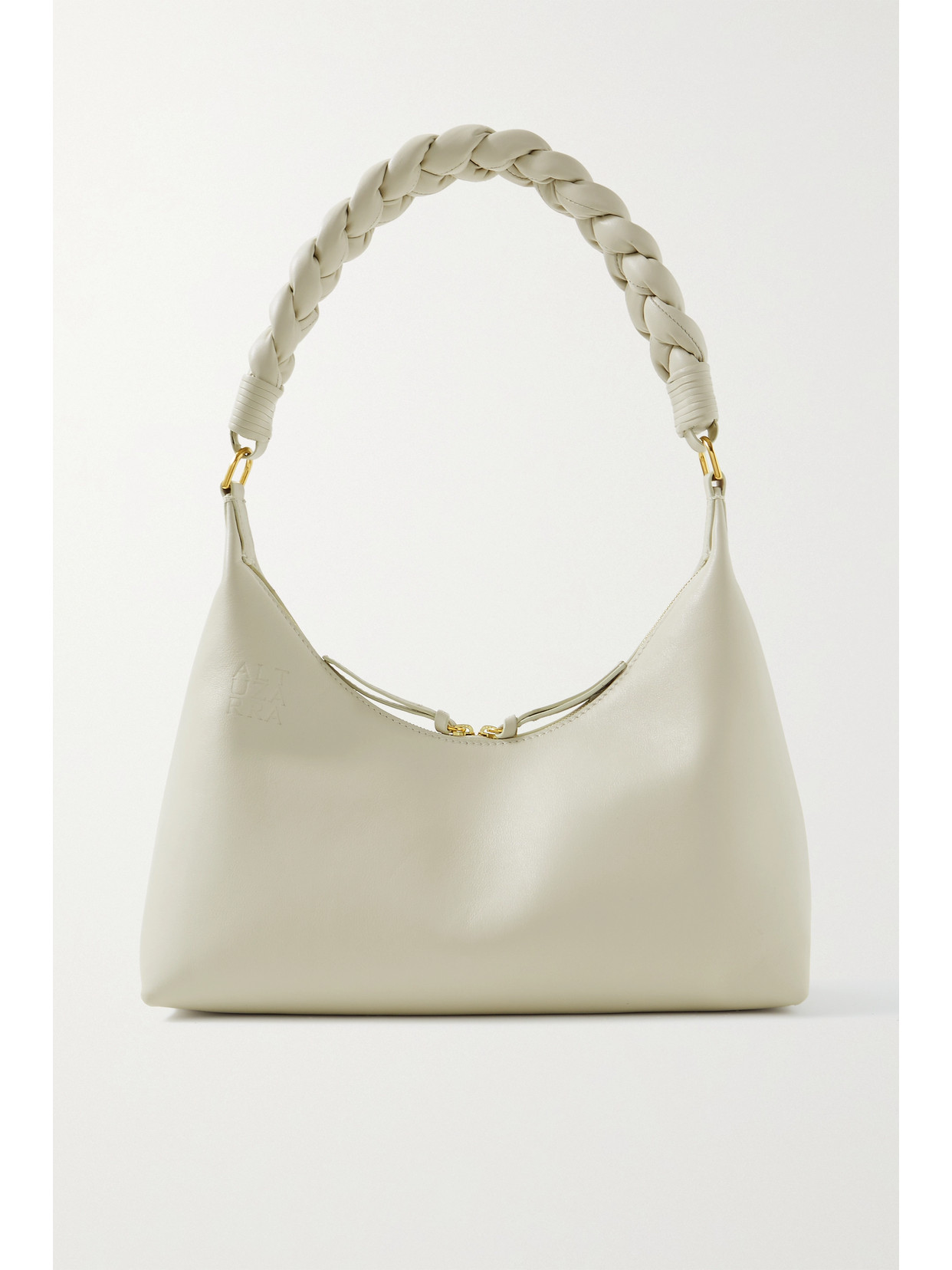 Altuzarra - Small Braided Leather Shoulder Bag - Off-white