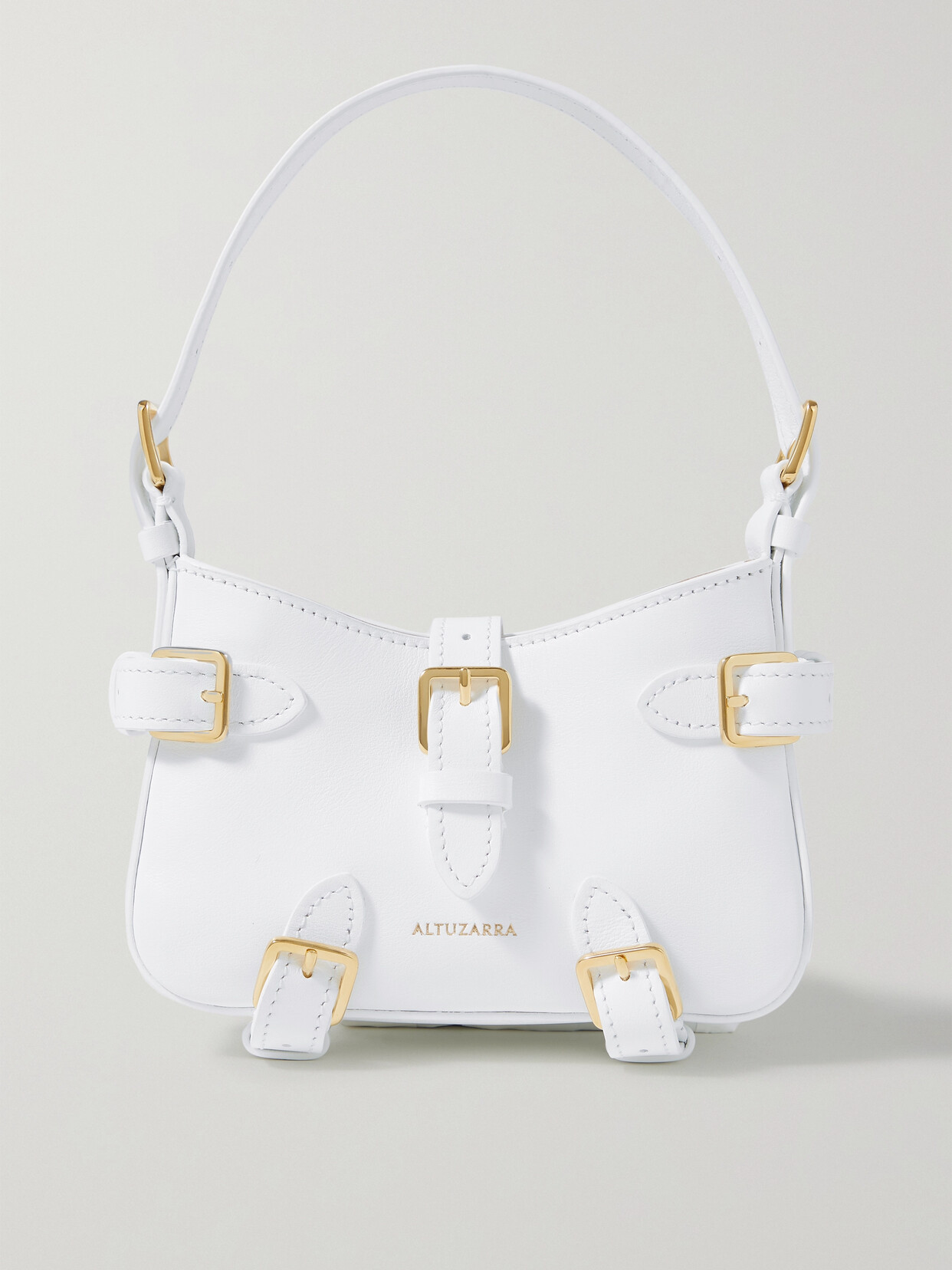 Altuzarra - Play Mini Buckled Leather Shoulder Bag - White