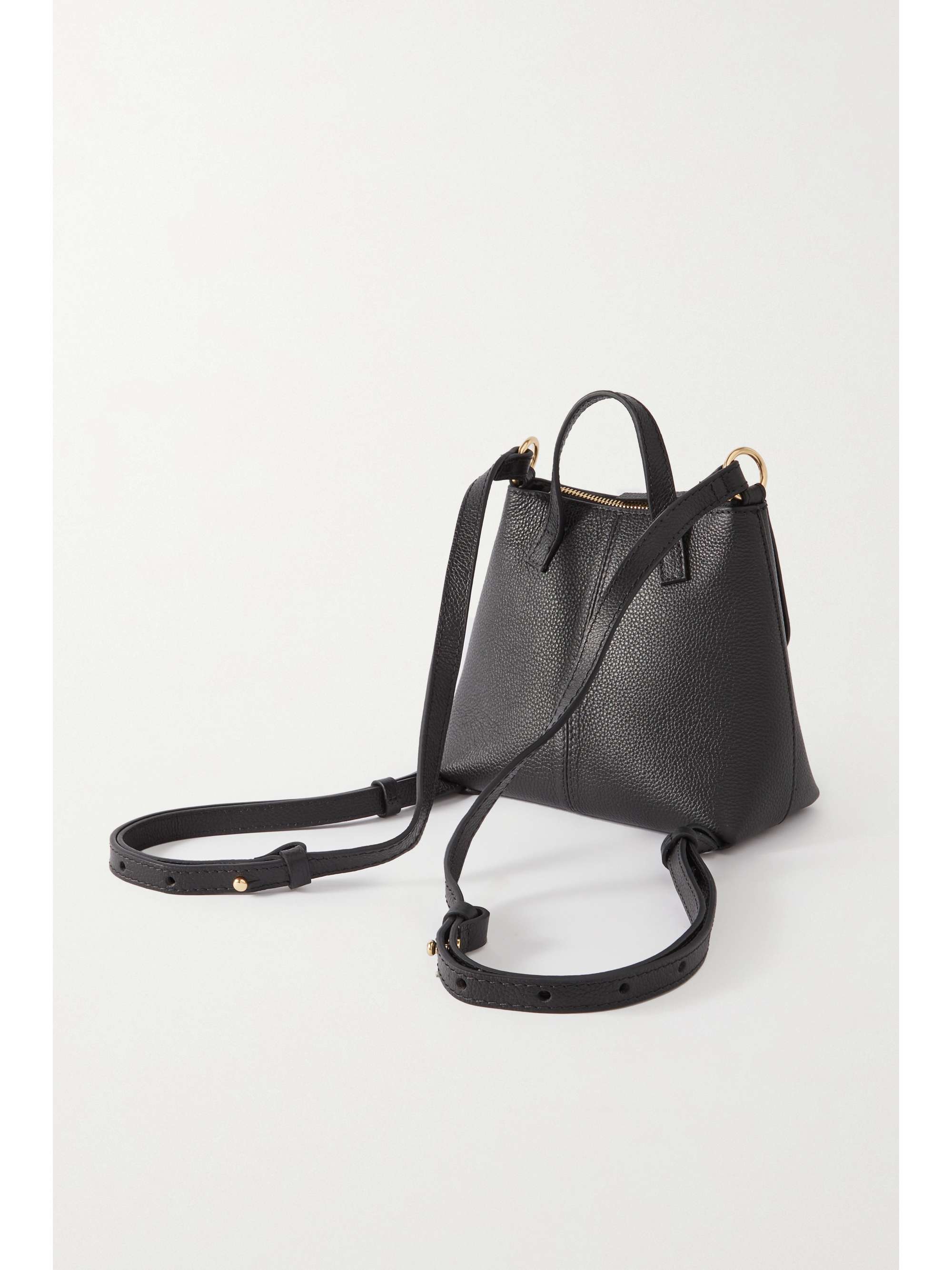 SEE BY CHLOÉ Joan mini textured-leather and suede backpack