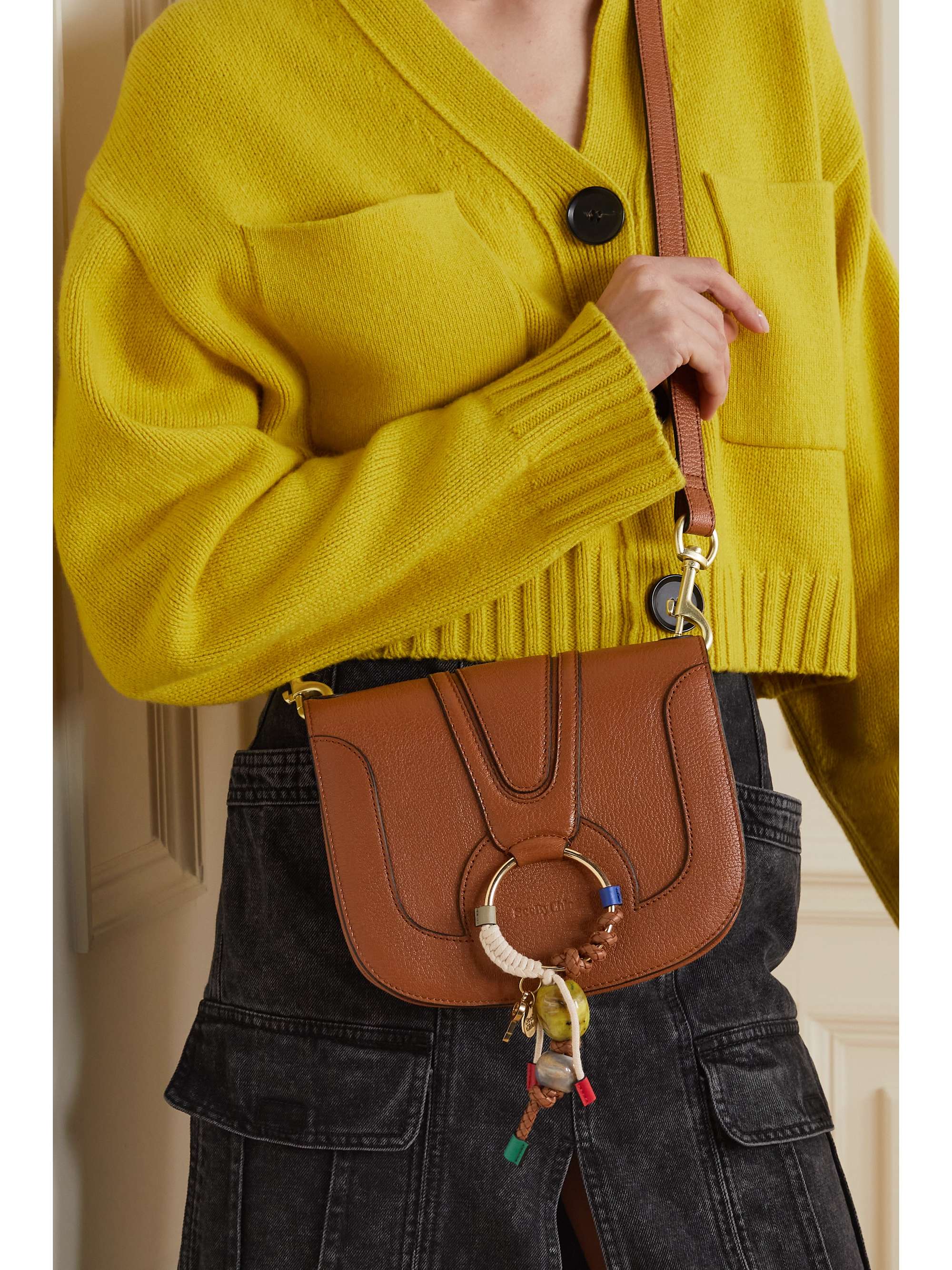 SEE BY CHLOÉ Hana mini textured-leather shoulder bag