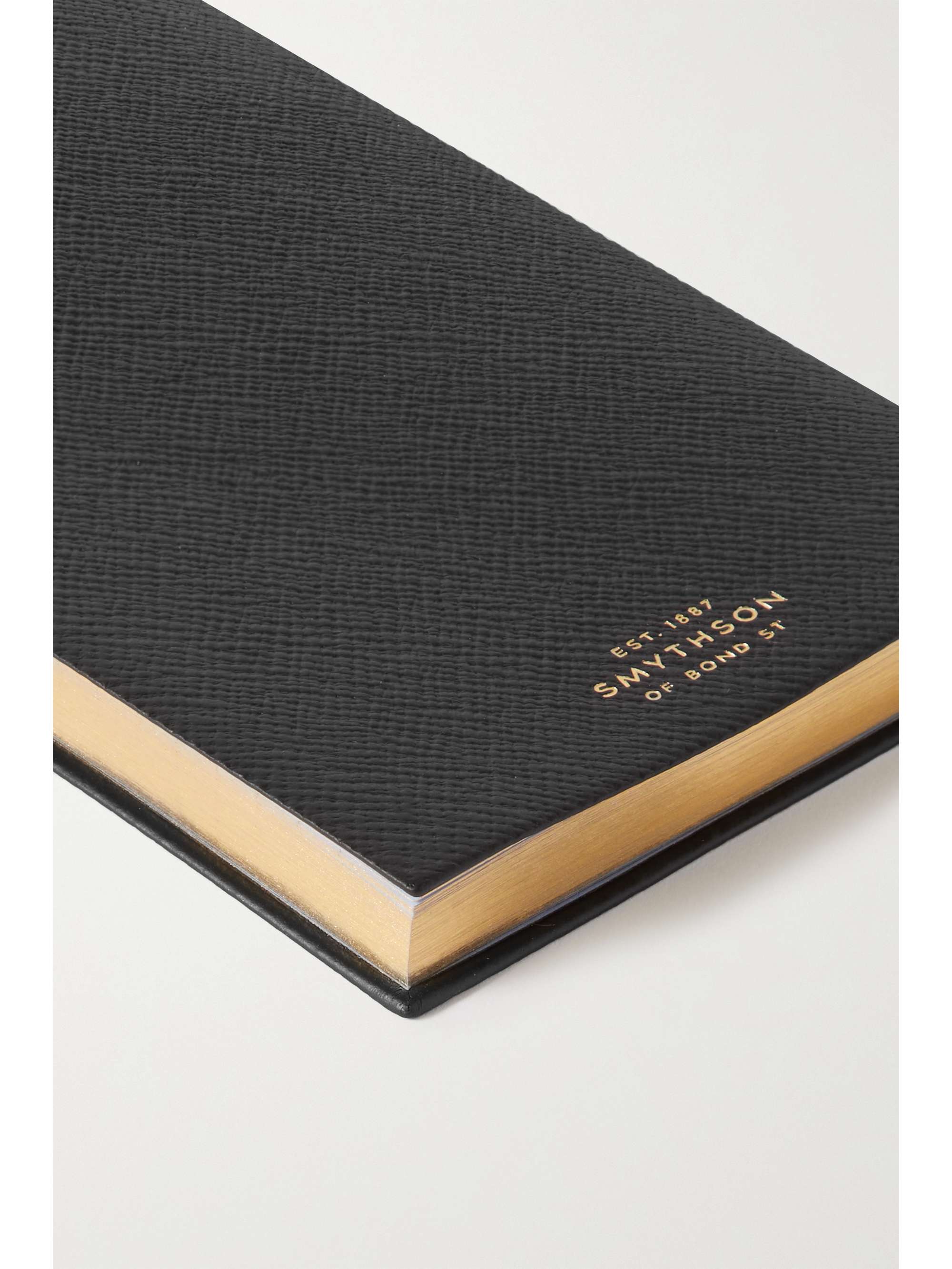 SMYTHSON Textured-leather notebook
