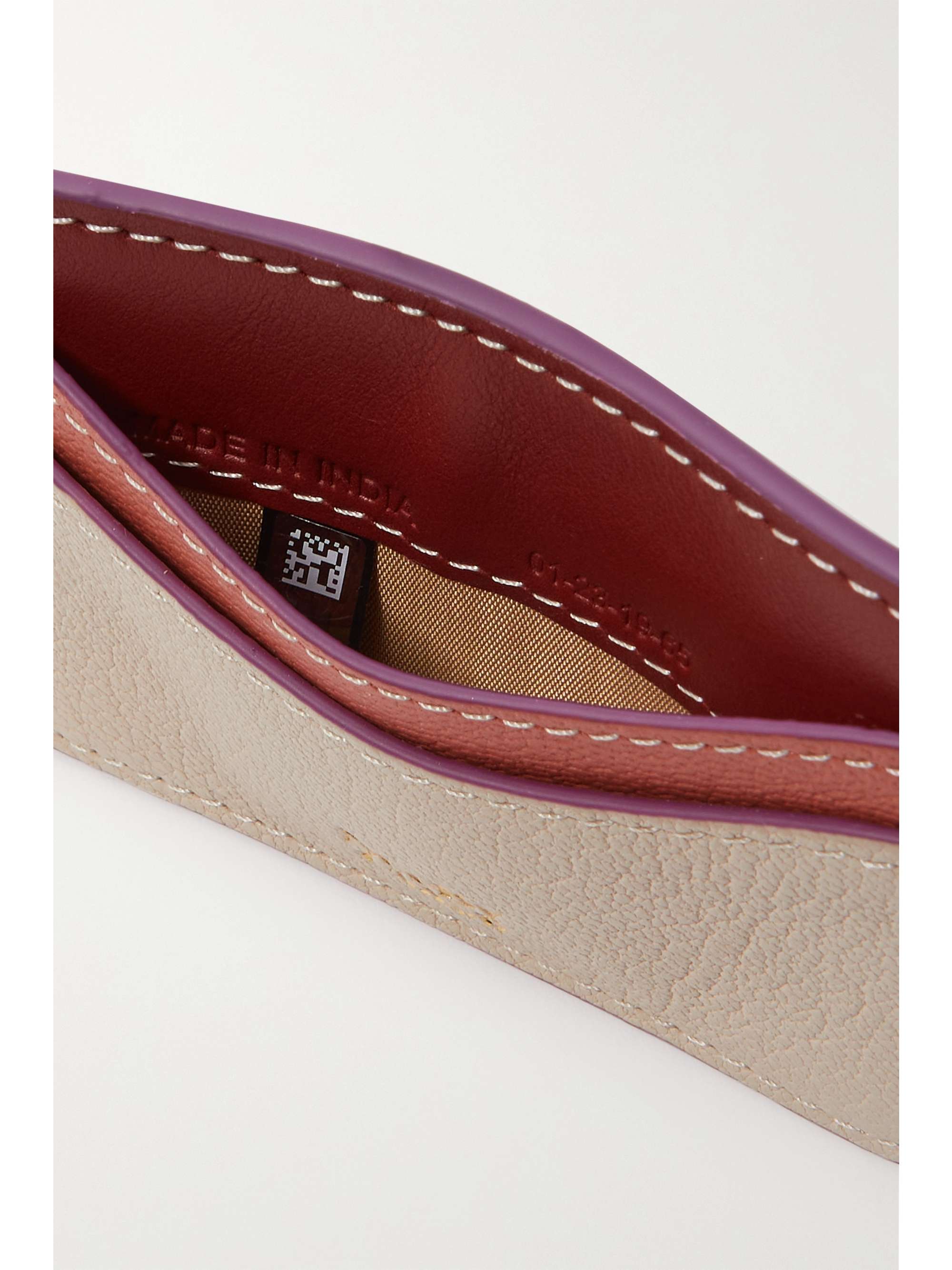 SEE BY CHLOÉ Layers textured-leather cardholder