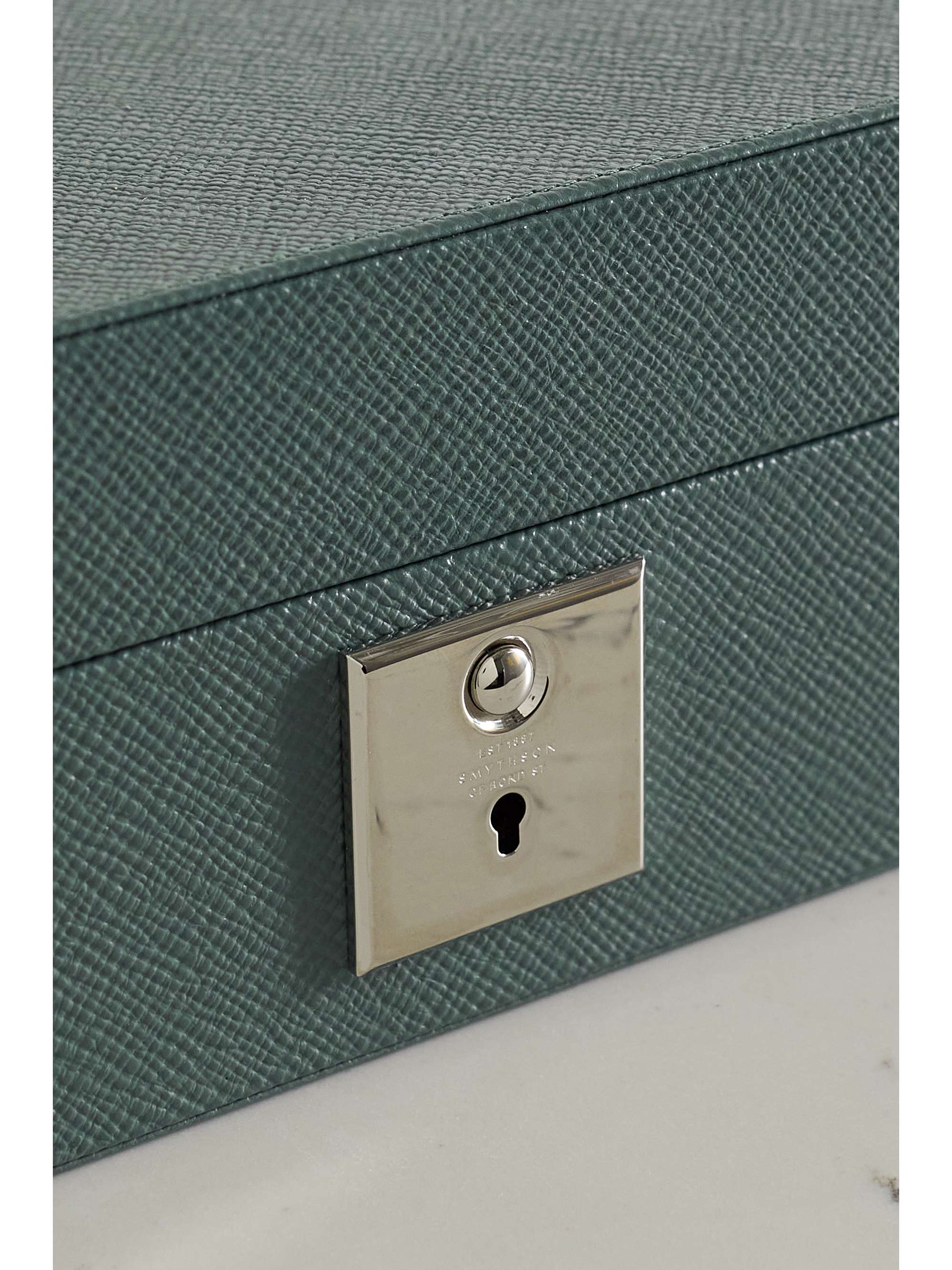 SMYTHSON Panama textured-leather watch box