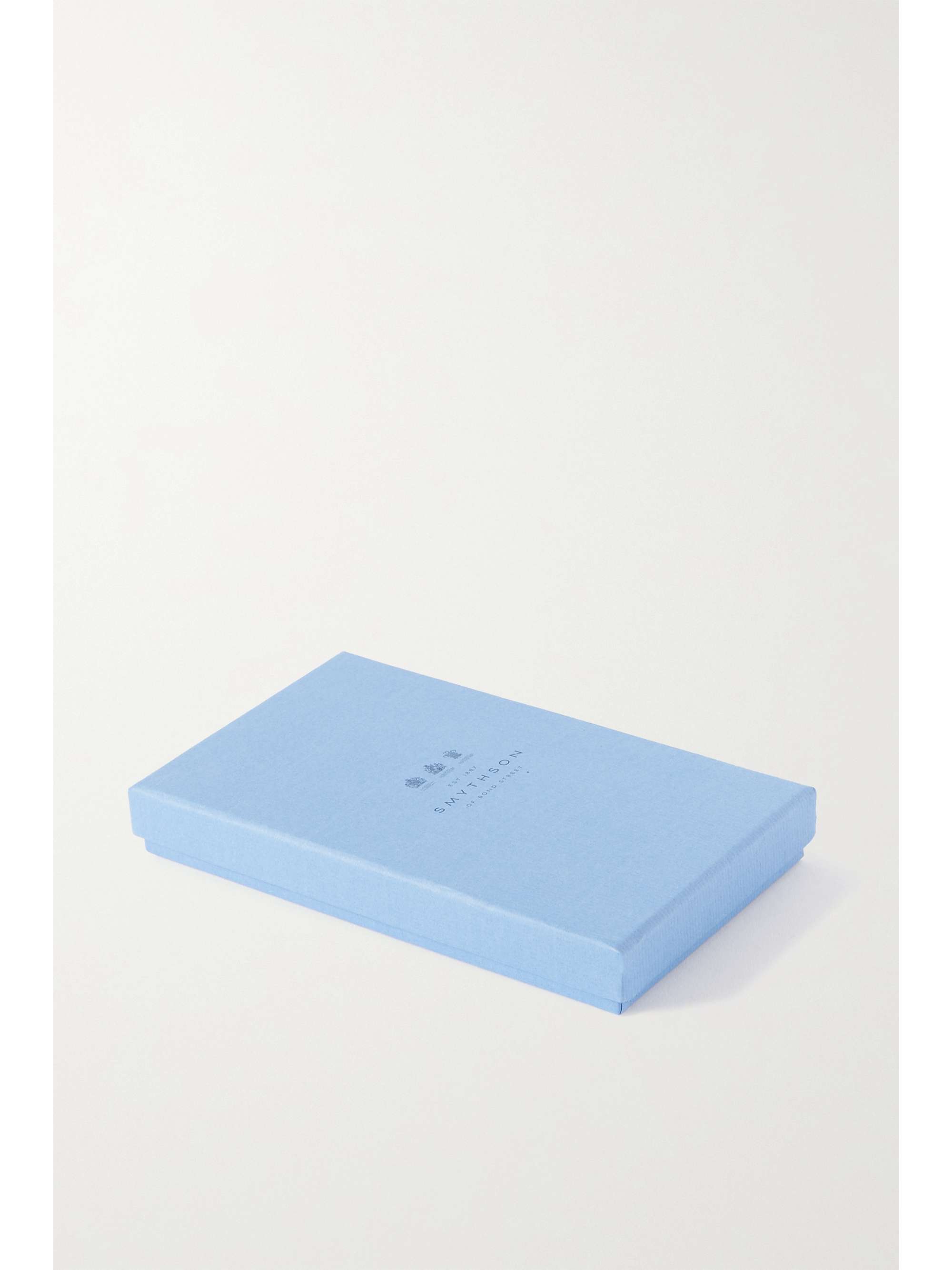 SMYTHSON Panama The World Is Your Oyster textured-leather notebook