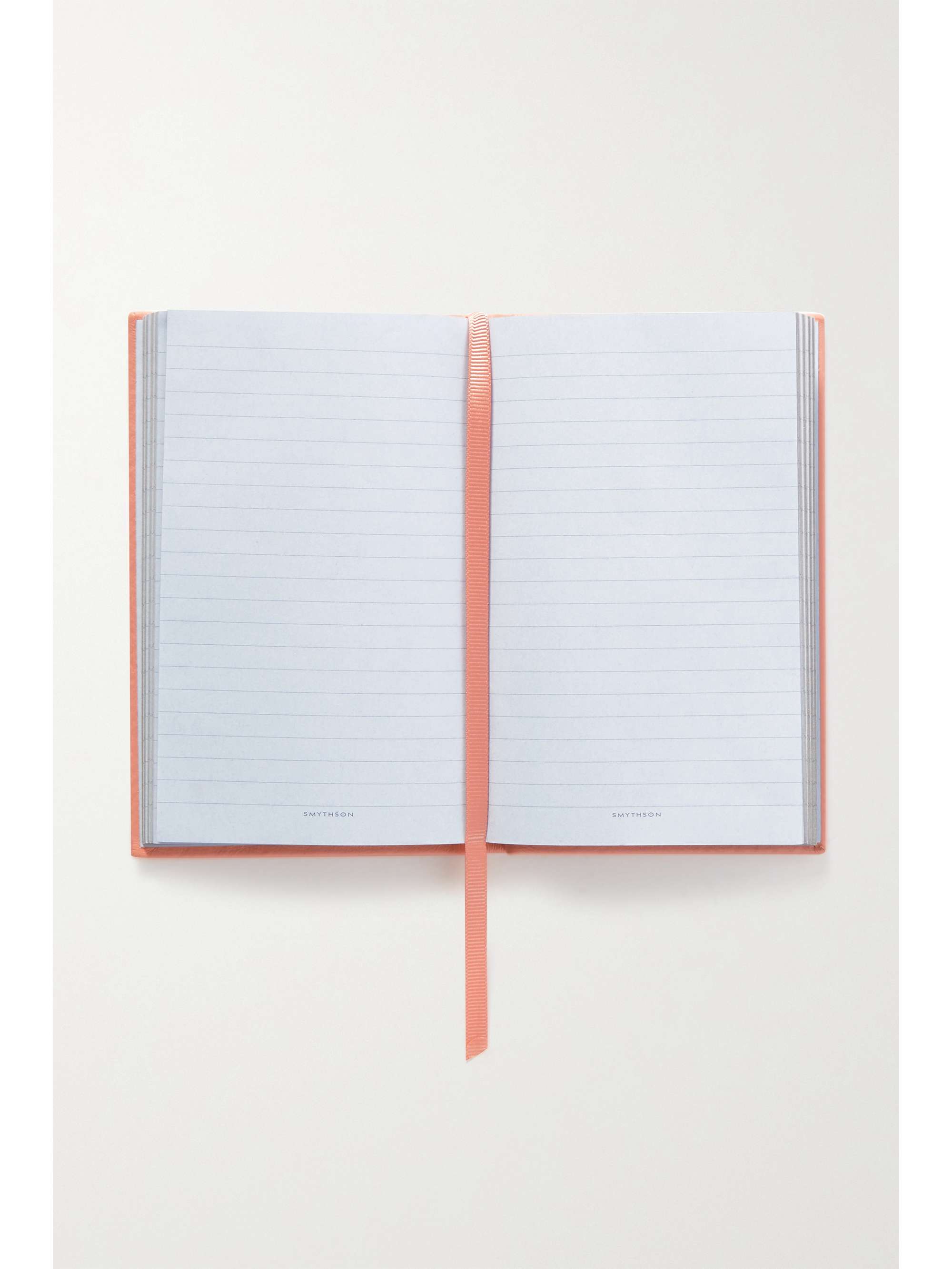 SMYTHSON Panama The World Is Your Oyster textured-leather notebook