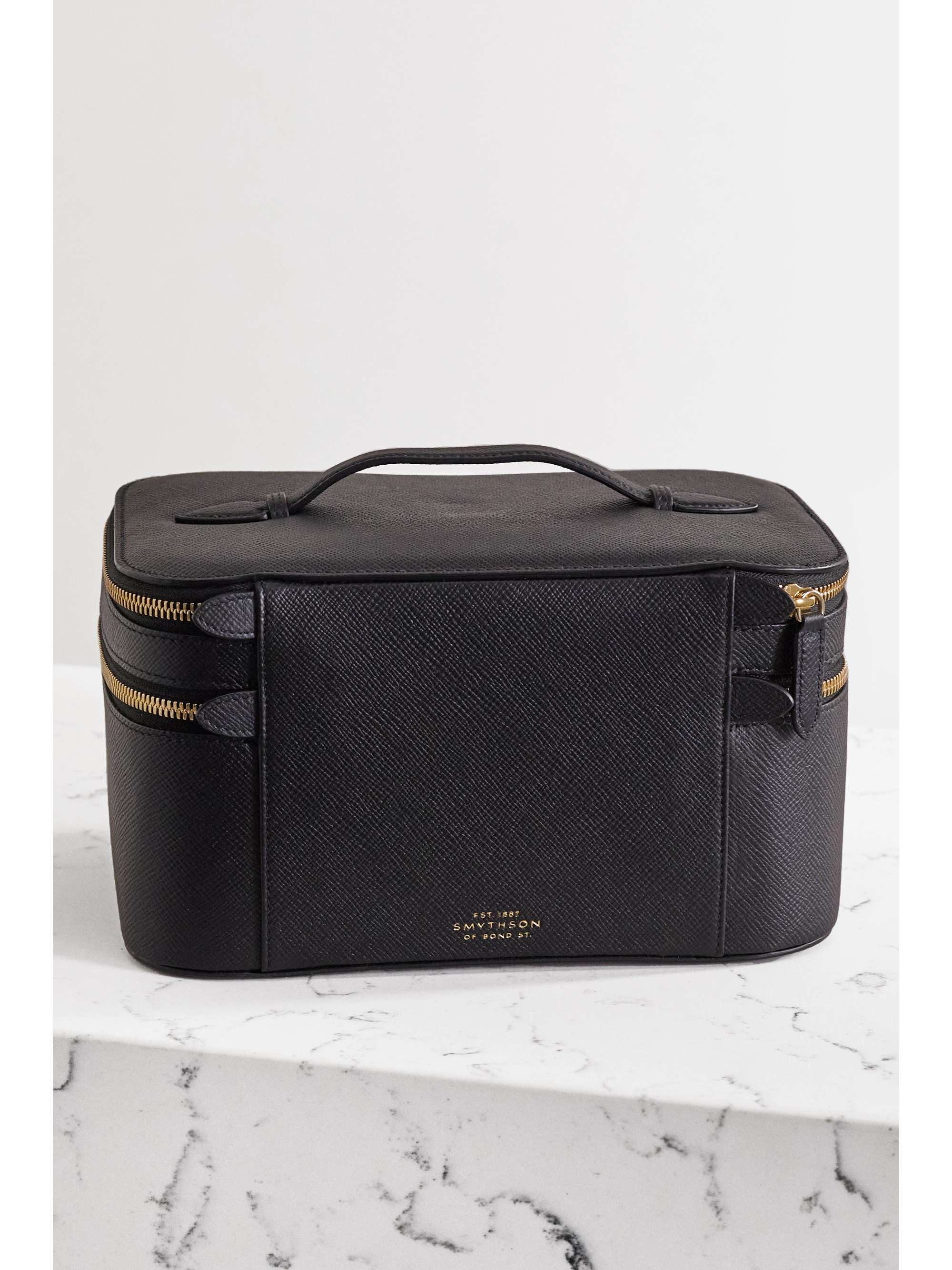 SMYTHSON Panama textured-leather cosmetics case