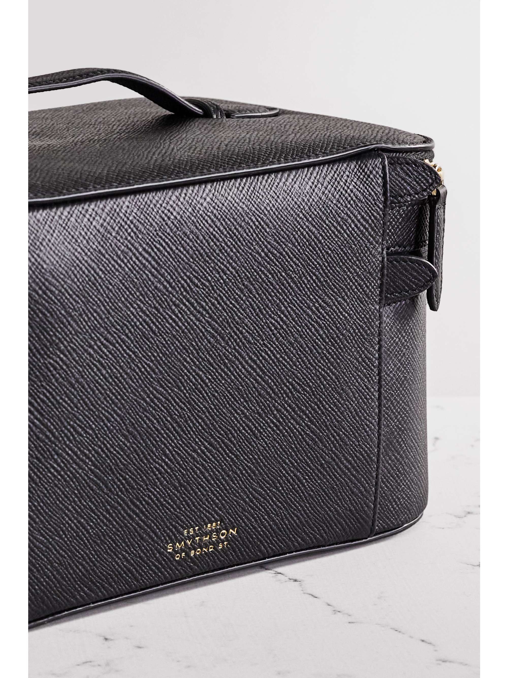 SMYTHSON Panama textured-leather cosmetics case