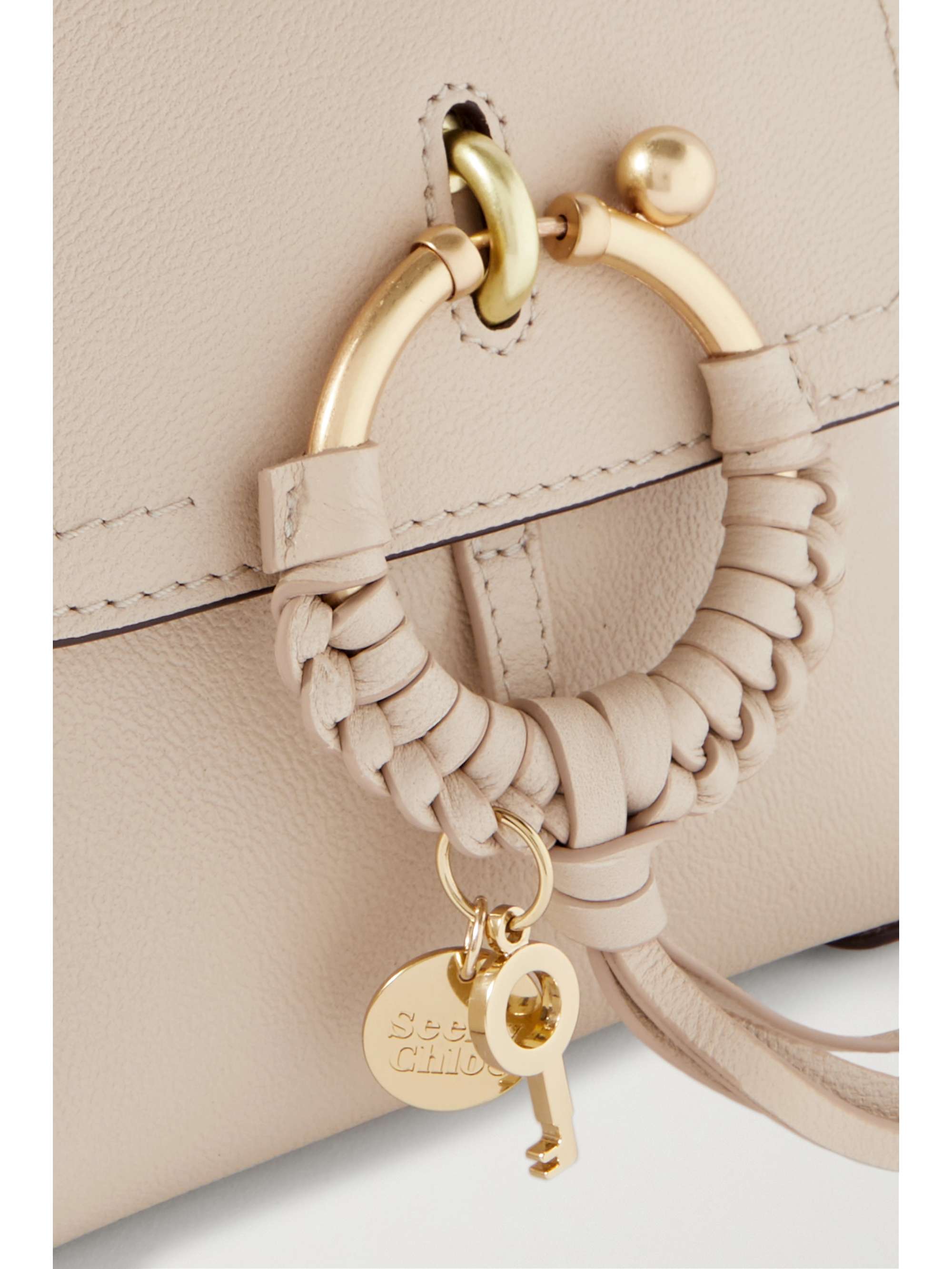 SEE BY CHLOÉ Textured-leather mini bag