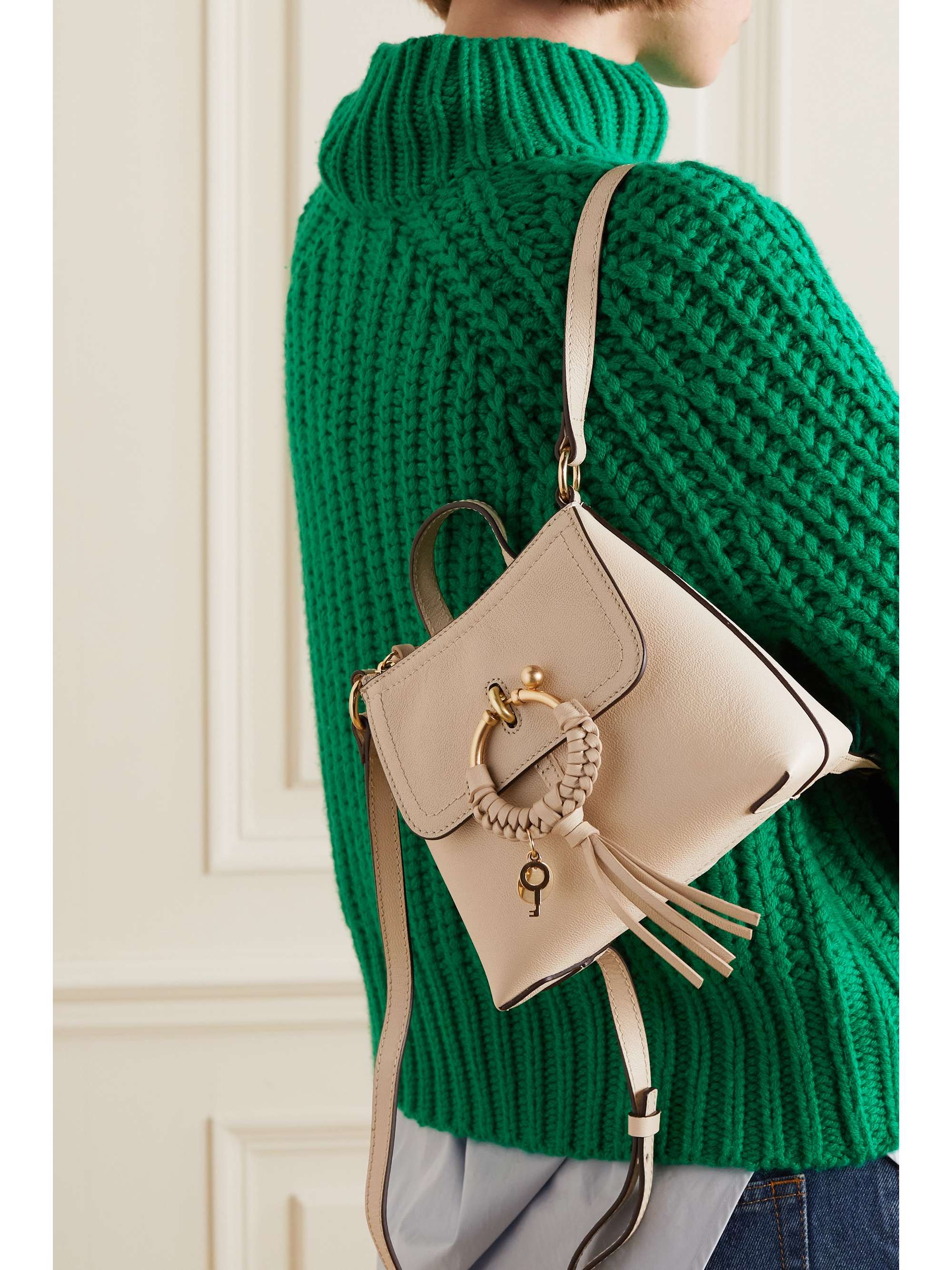 SEE BY CHLOÉ Textured-leather mini bag