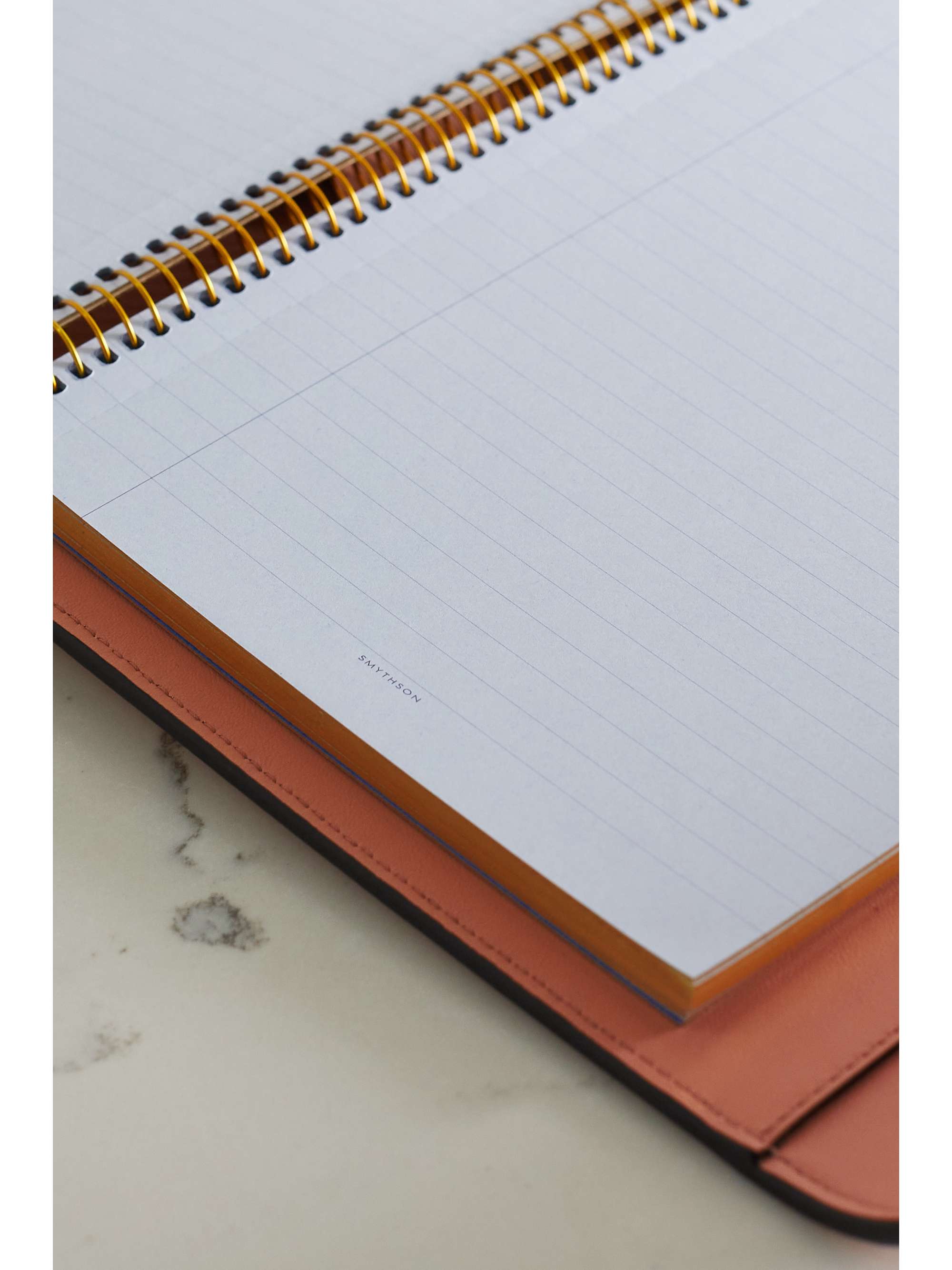 SMYTHSON Panama 纹理皮革文件夹