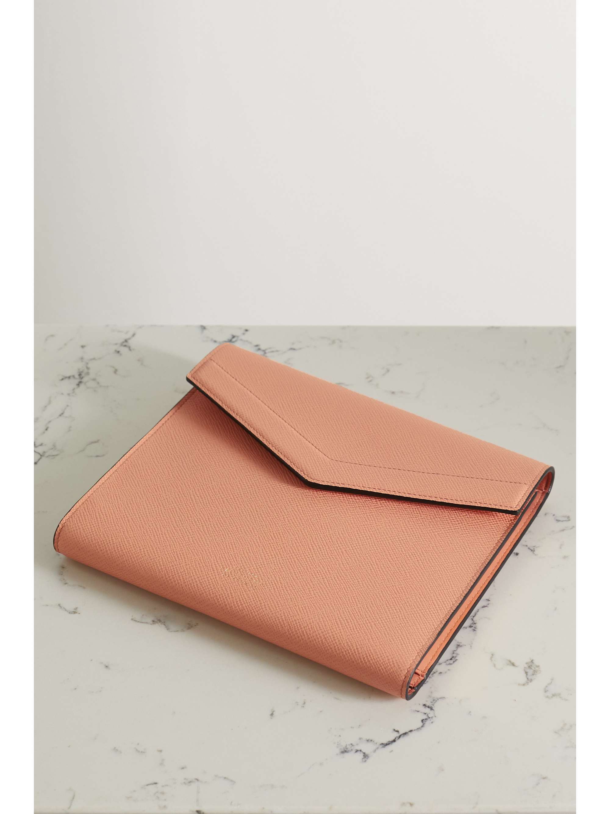 SMYTHSON Panama 纹理皮革文件夹