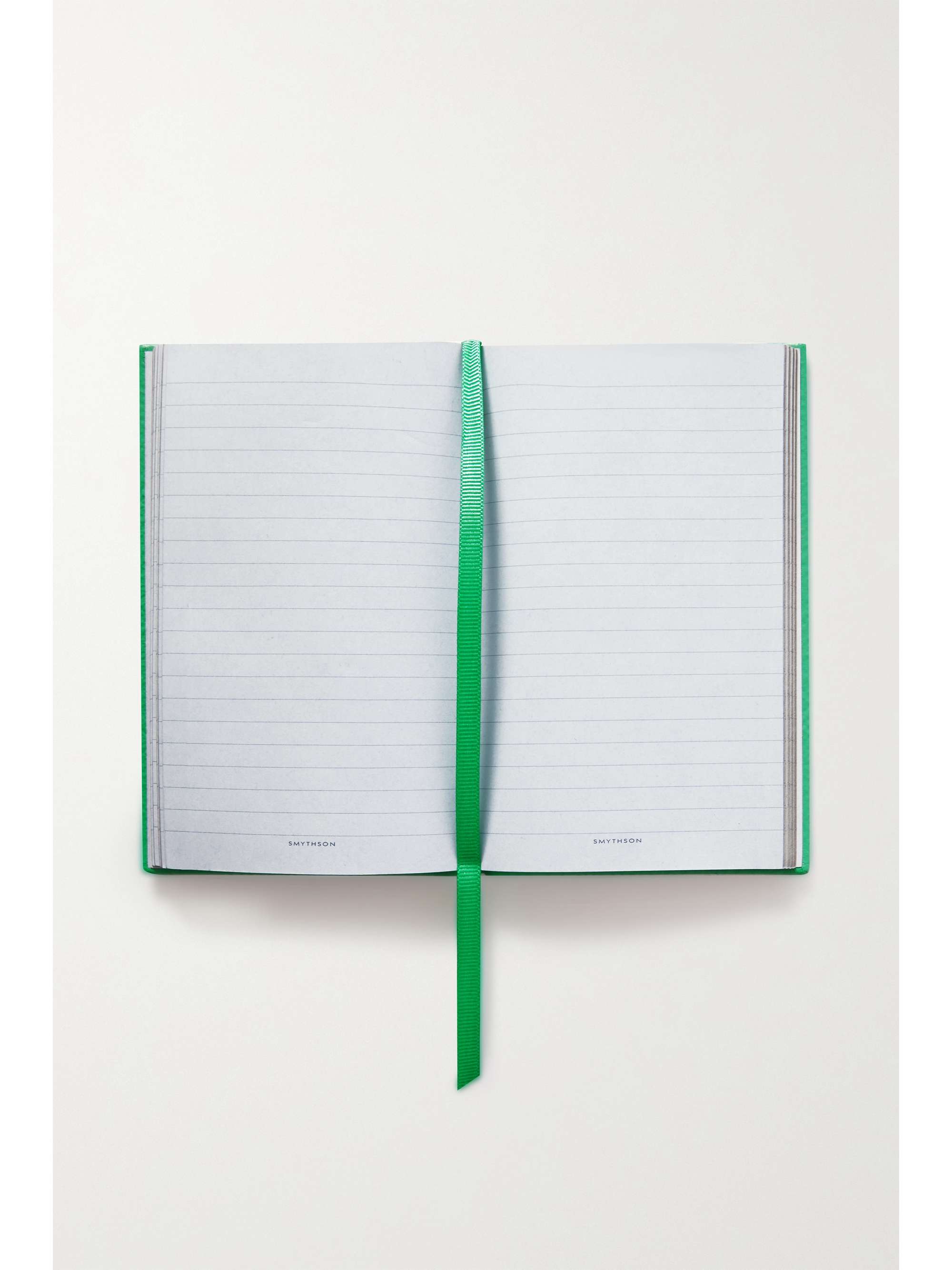 SMYTHSON Panama Living My Best Life textured-leather notebook