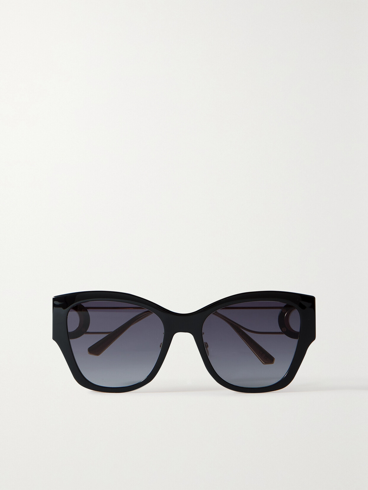 DIOR Eyewear - 30montaigne B2u Oversized Square-frame Acetate And Gold-tone Sunglasses - Black