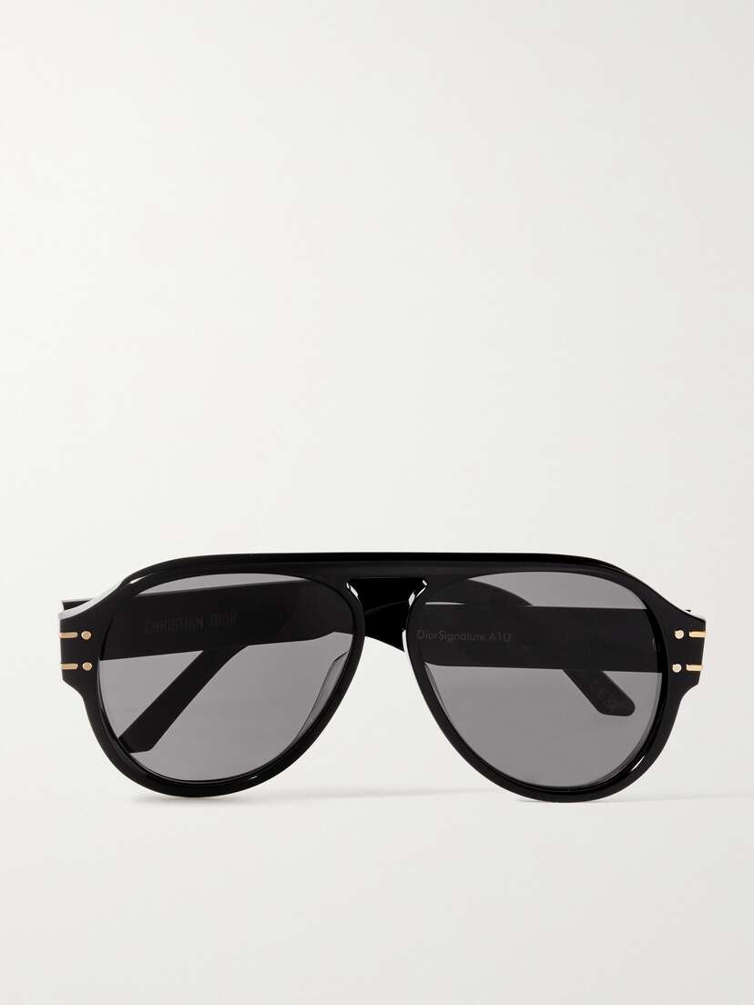 DIOR Eyewear Diorsignature A1u Aviator-style Acetate Sunglasses