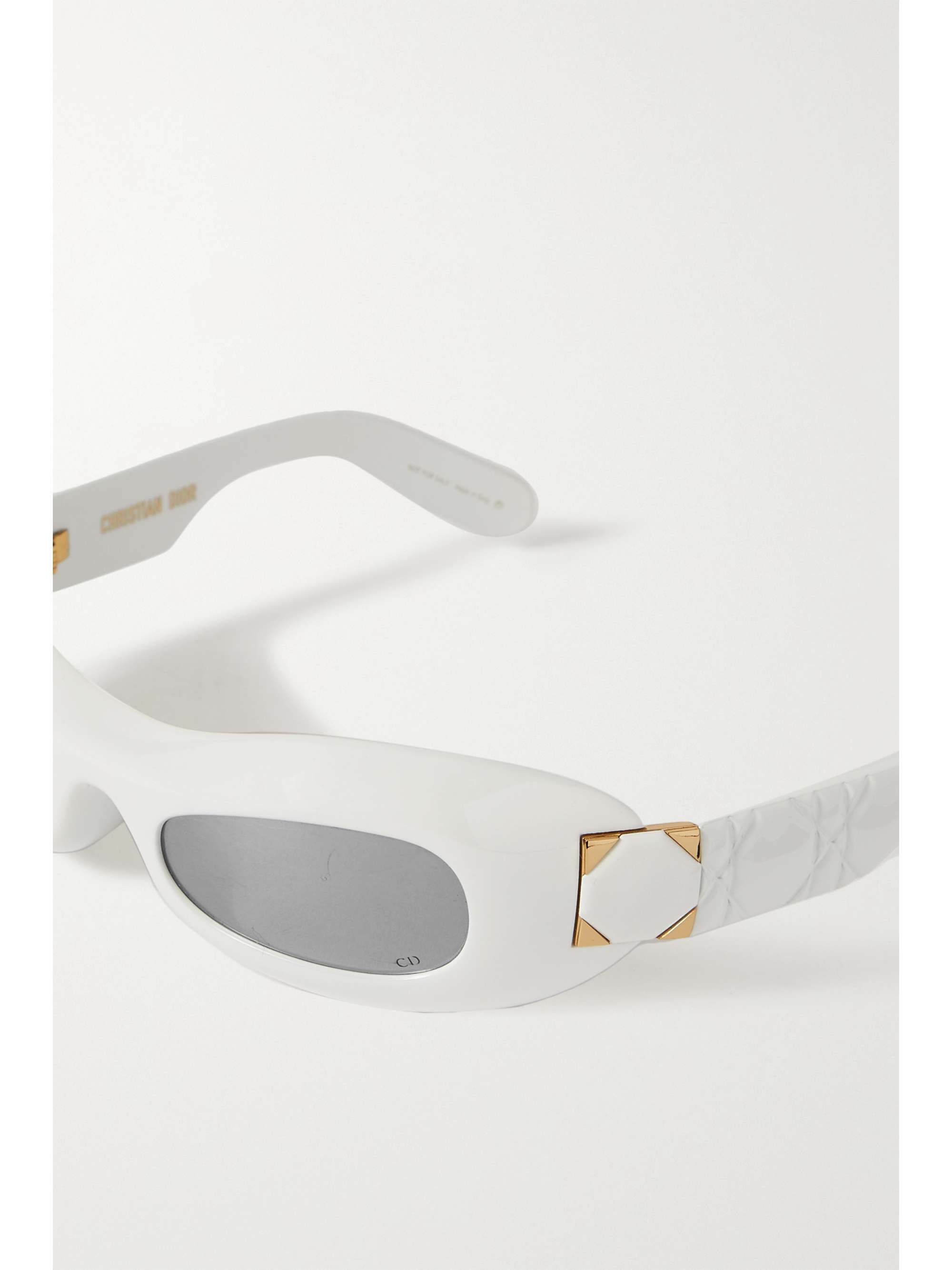 DIOR EYEWEAR Lady oval-frame acetate sunglasses